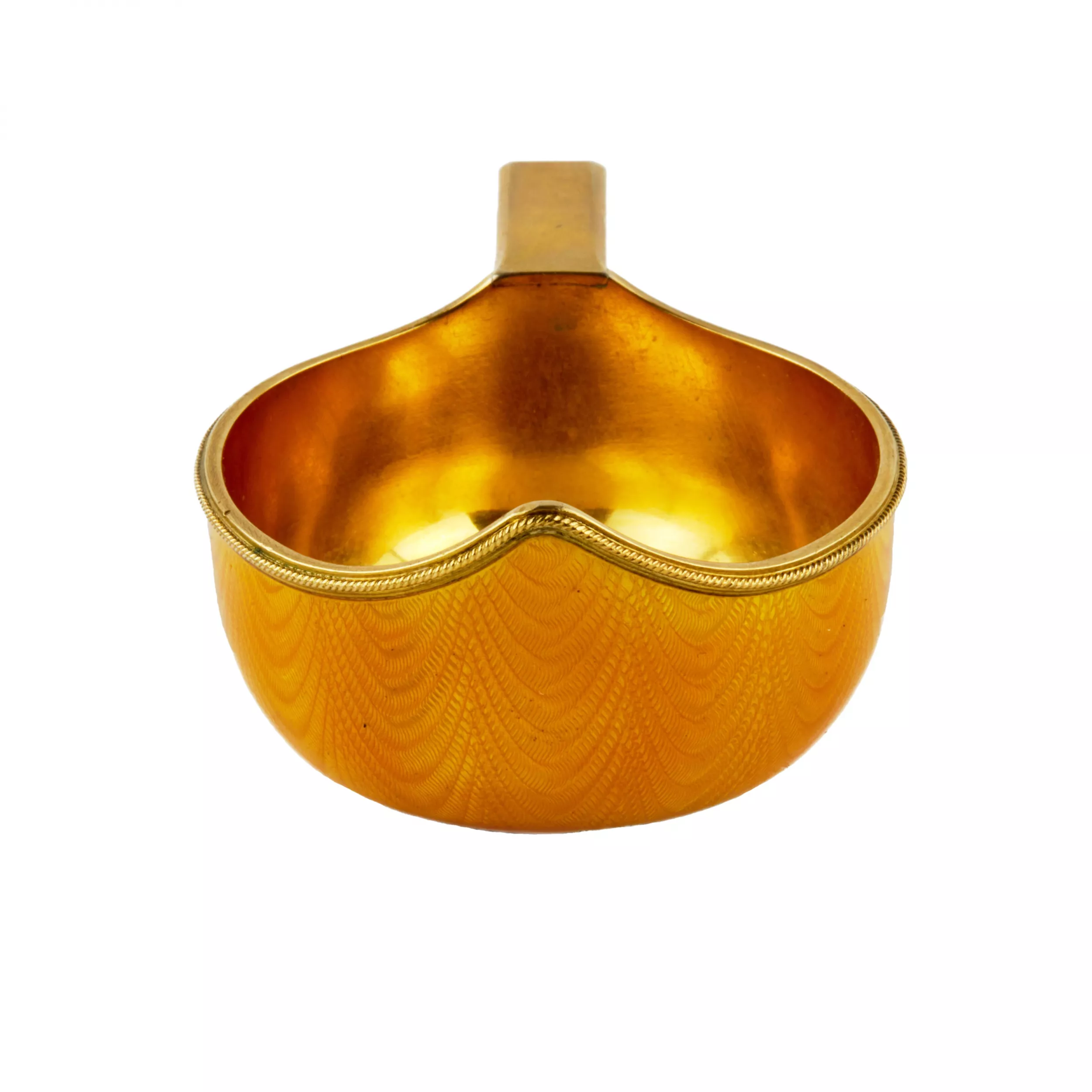Kovsh en argent dore et email guilloche. Anders Nevalainen. Faberge. Jalon 1900 