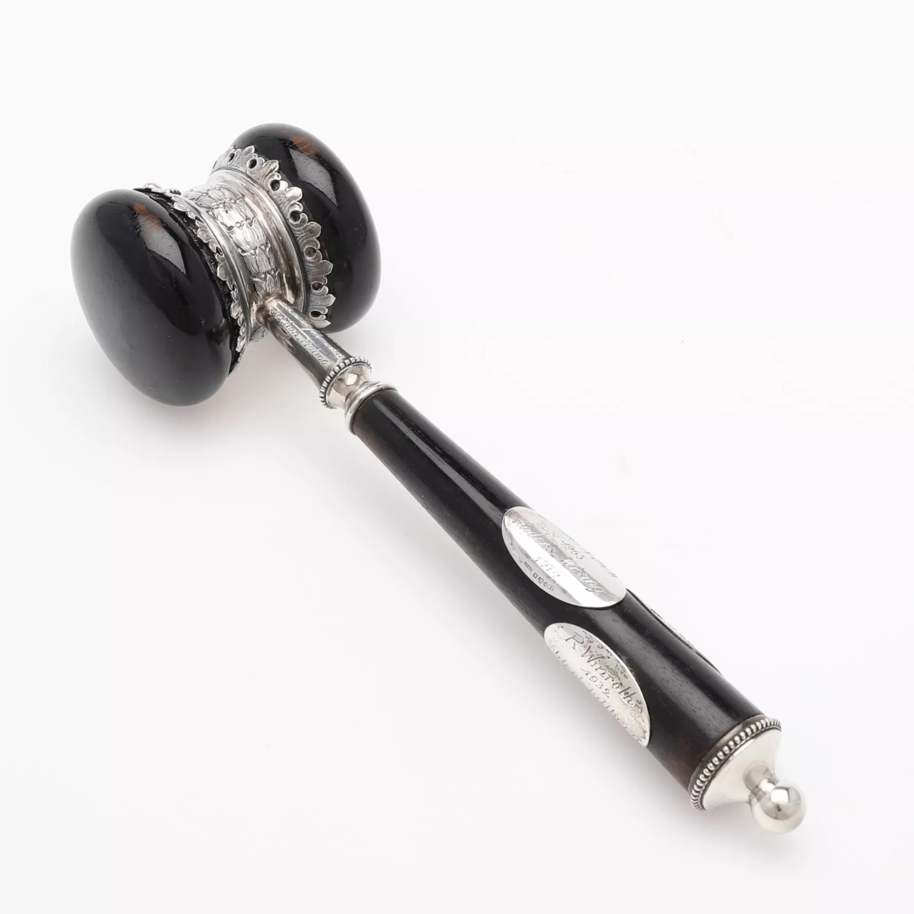 Club gavel of the association Handelsresande. Stockholm. 1918 