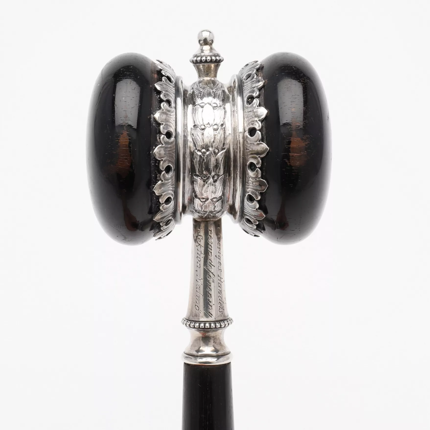 Club gavel of the association Handelsresande. Stockholm. 1918 