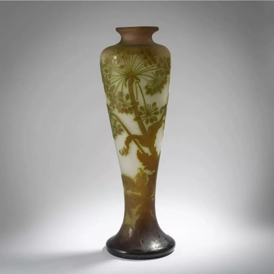 Émile Galle. Vase. Nancy Debut XXe siècle. 