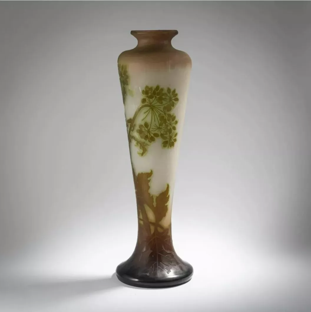 Émile Galle. Vase. Nancy Debut XXe siècle. 