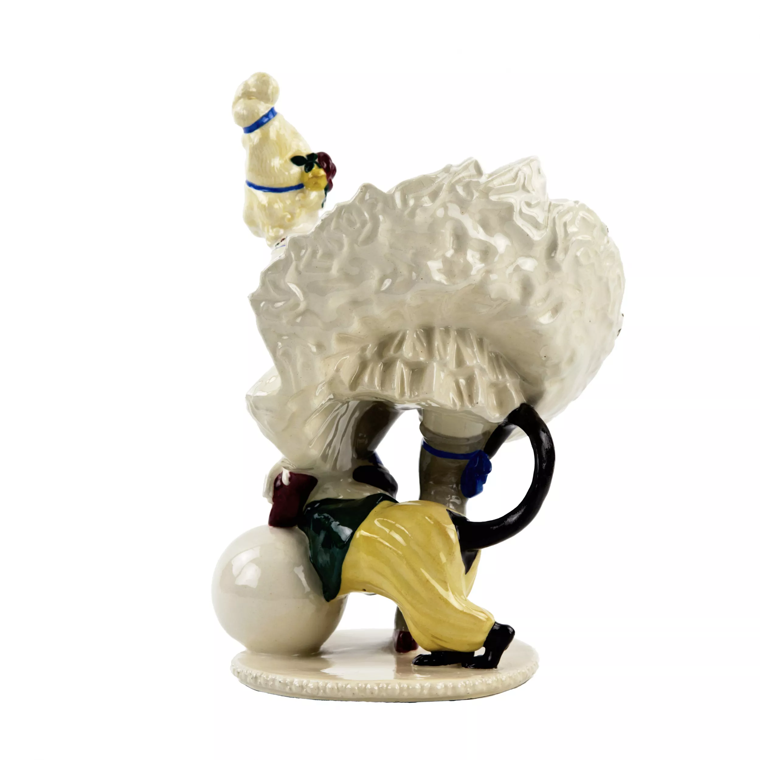 Faience figurine - In the circus arena. Anton Klieber. 1920s 