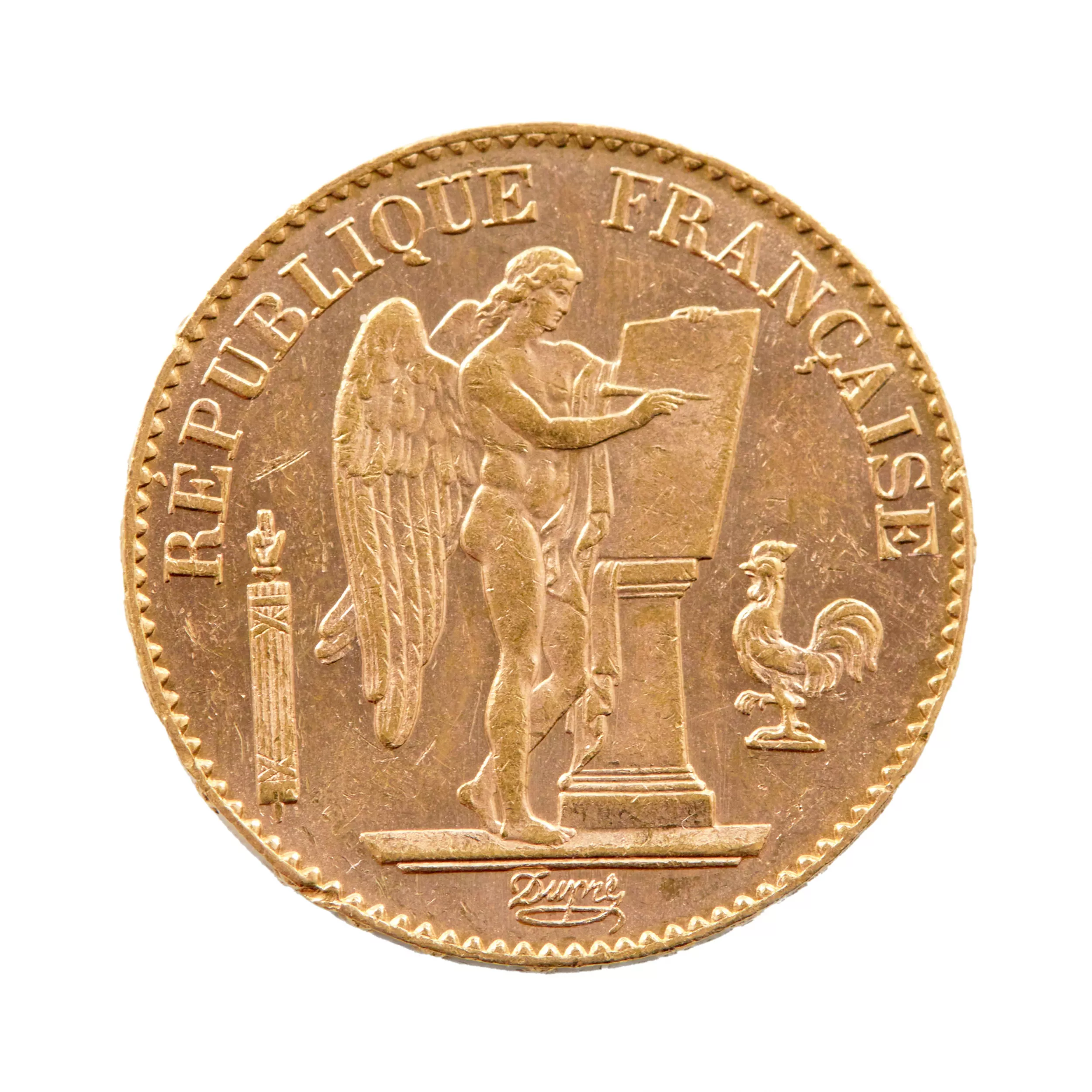 PIÈCE D’OR DE 20 FRANCS. FRANCE, 1896