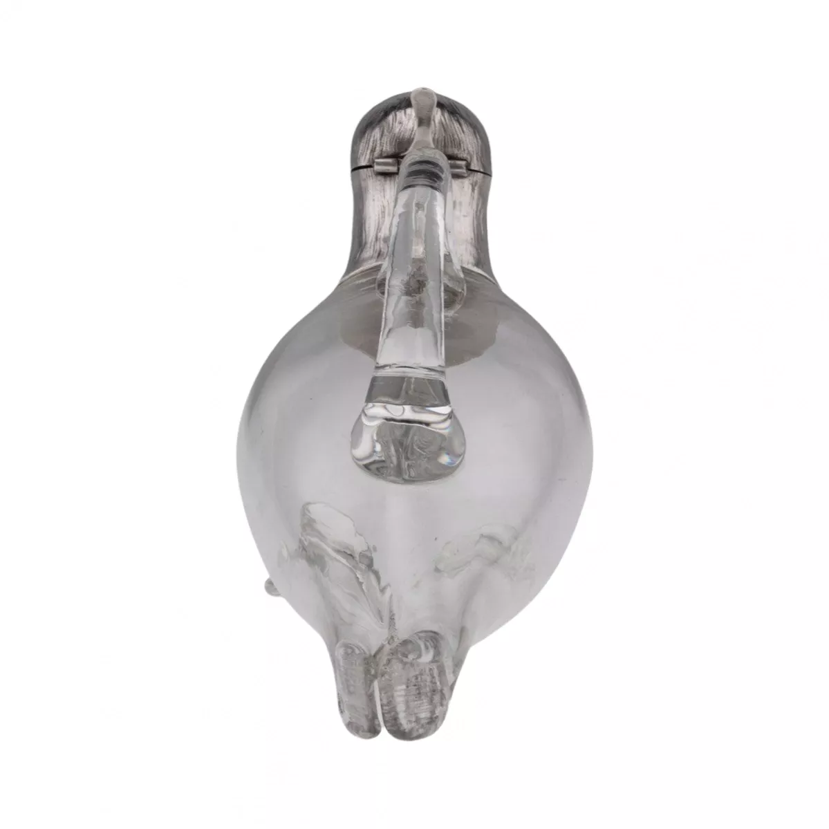Original silver victorian jug in the shape of a walrus. London 1881 