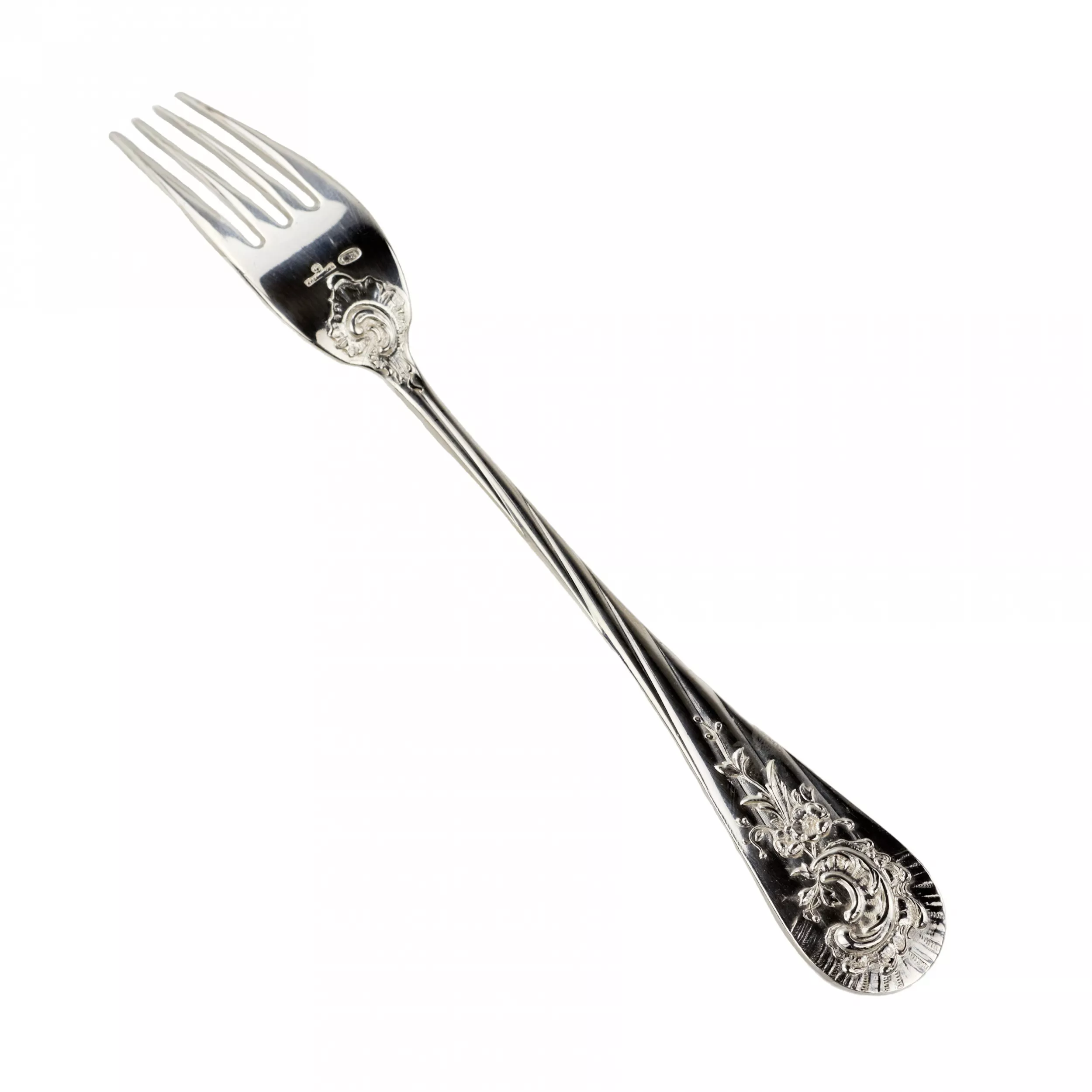 Silverware set for 6 persons. Ivan Khlebnikov. 