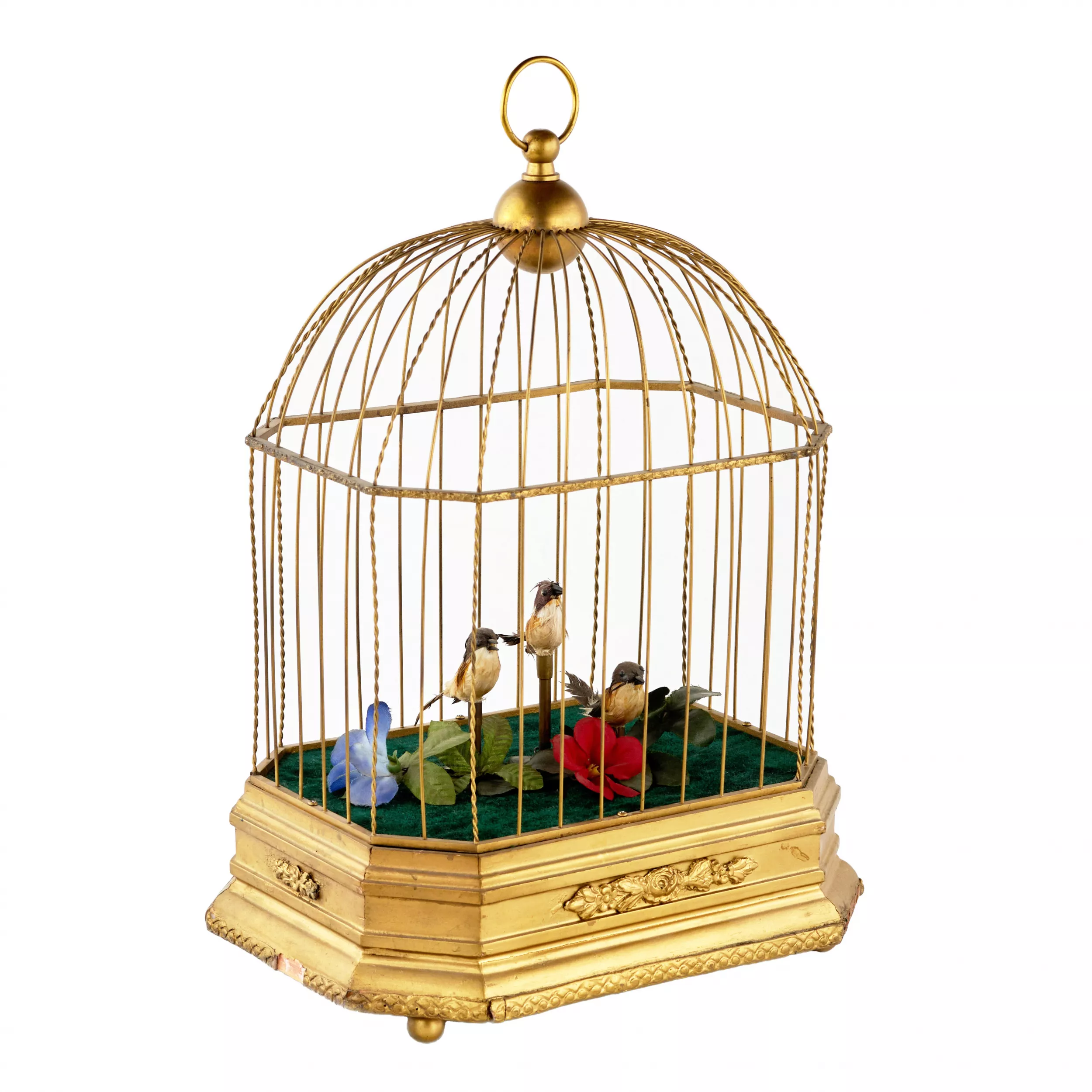 Jouet musical - Cage à oiseaux. 