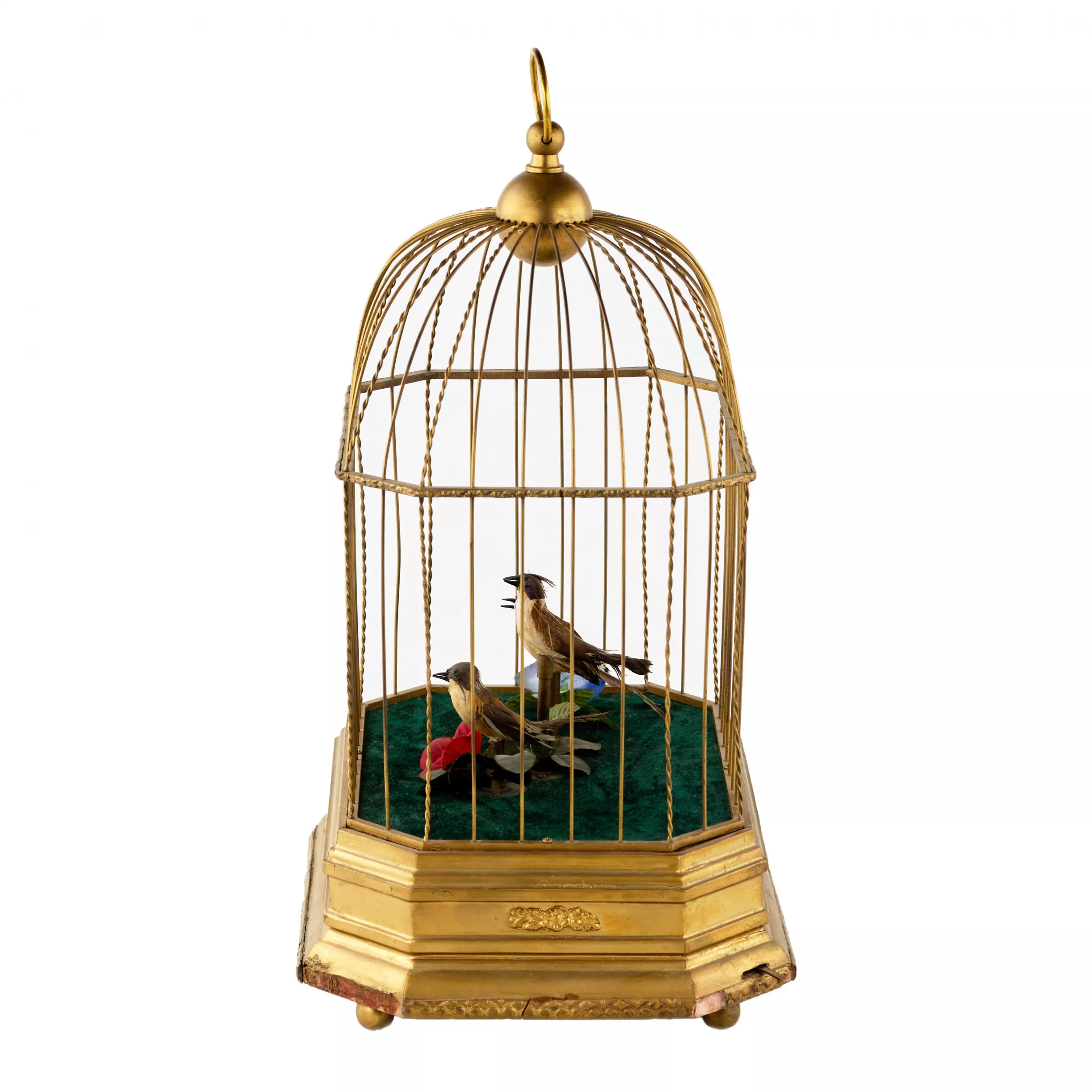 Jouet musical - Cage à oiseaux. 