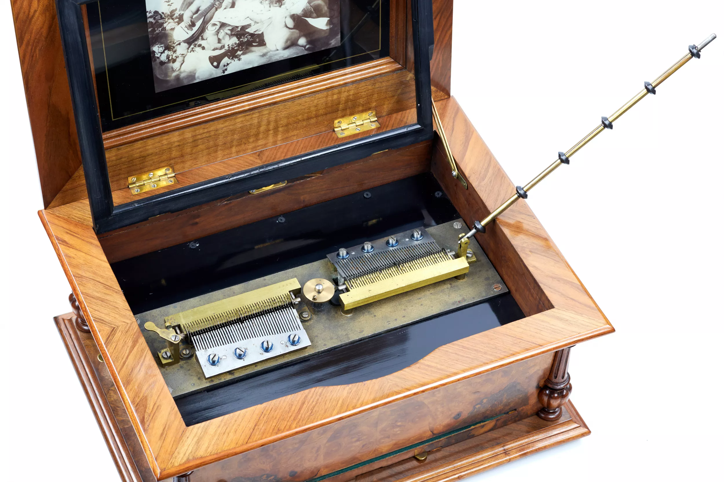 DISC MUSIC BOX. GERMANY, LATE 19TH CENTURY