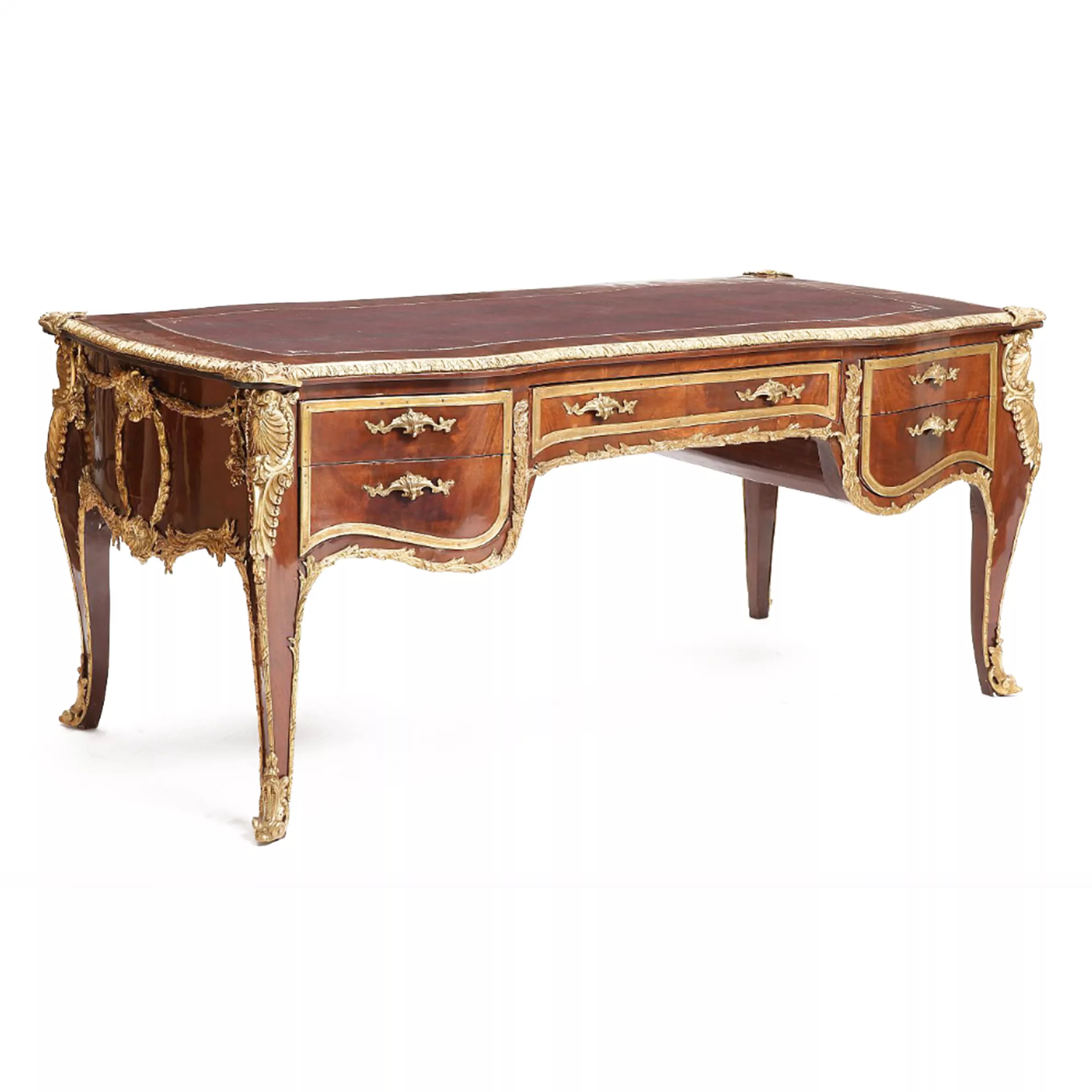 Bureau de style neo-rococo. 