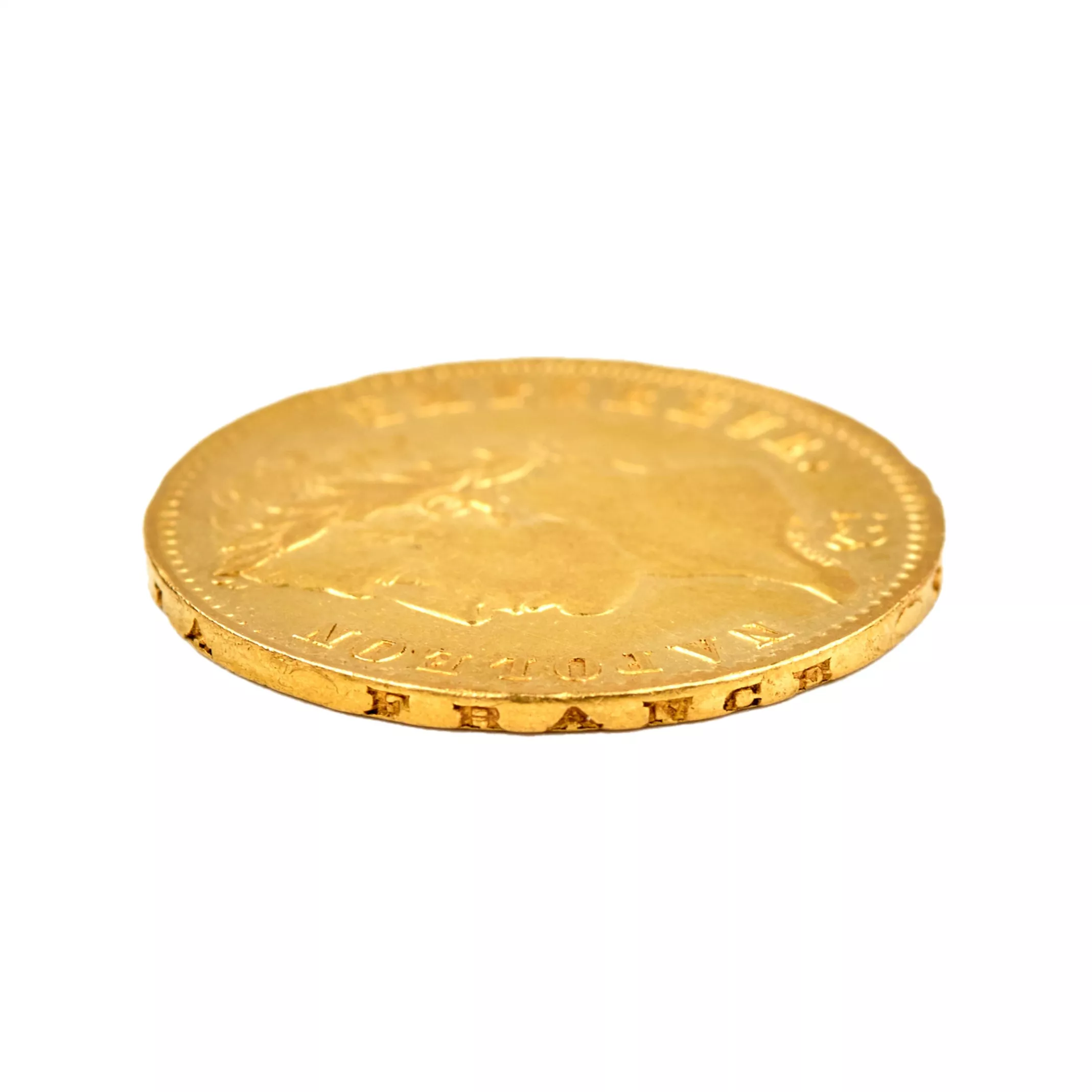 Pièce d`or de 20 francs de 1809. 