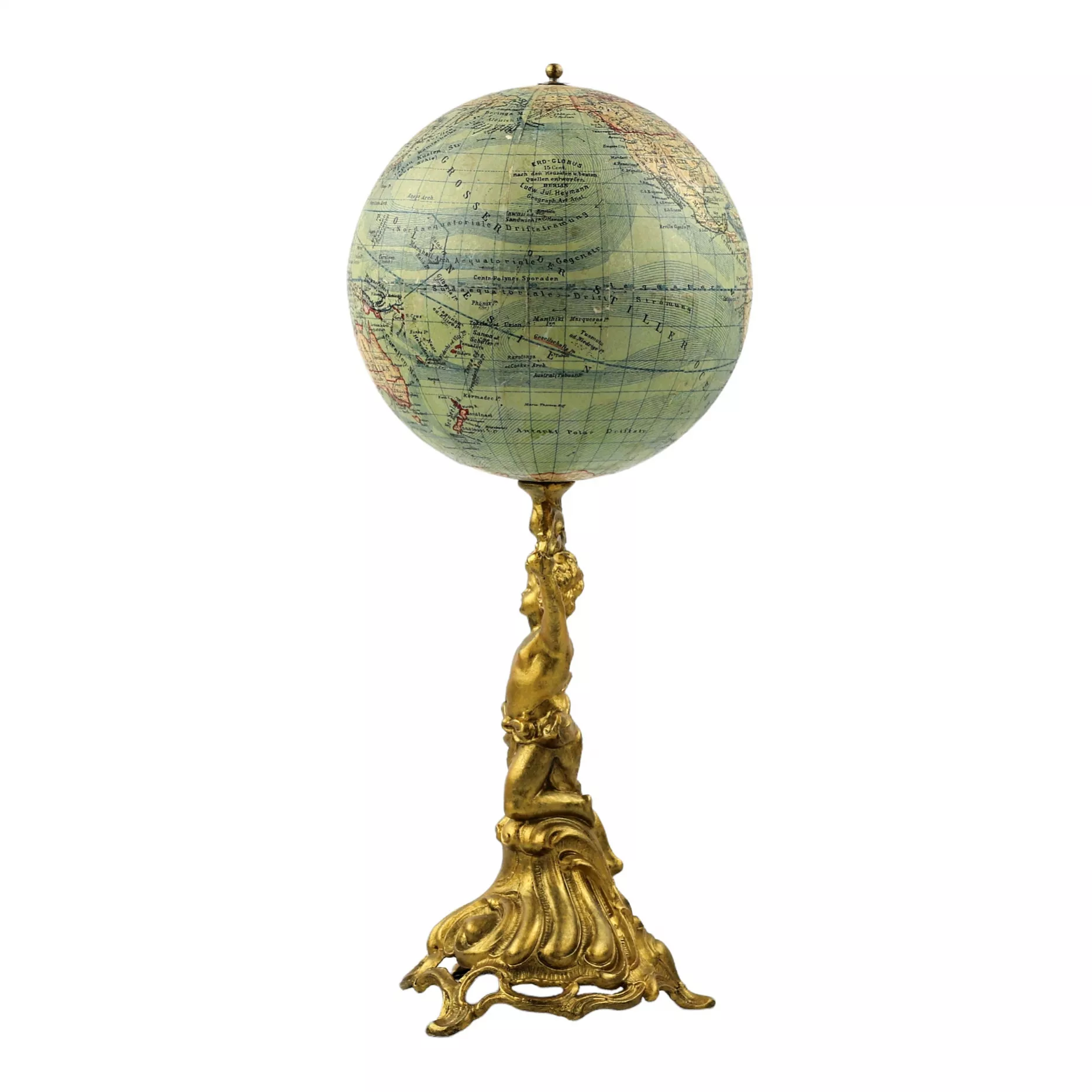 Le globe. Ludwig Julius Heymann.1900. 