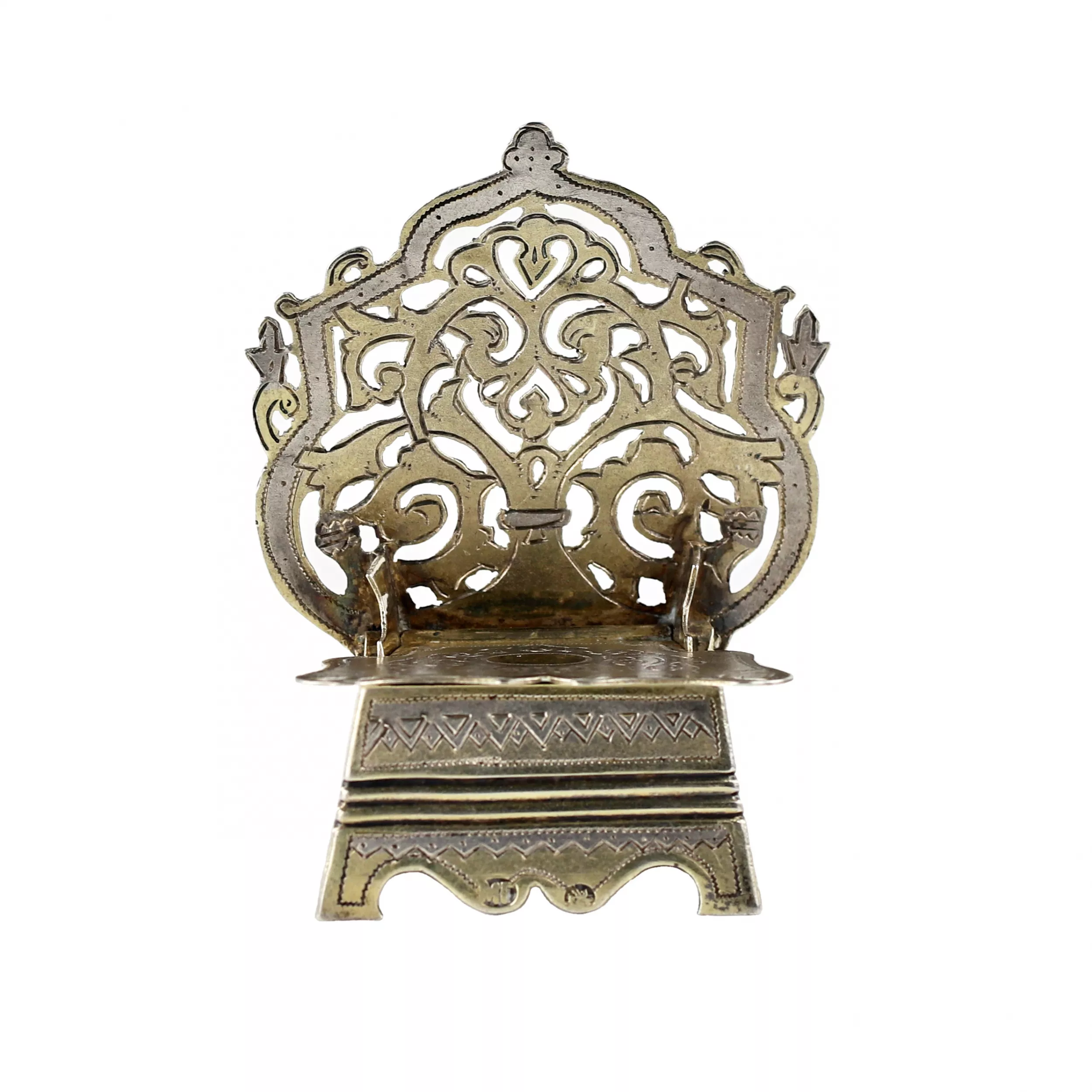 Silver salt-cellar in Russian style. Moscow, 1891. 