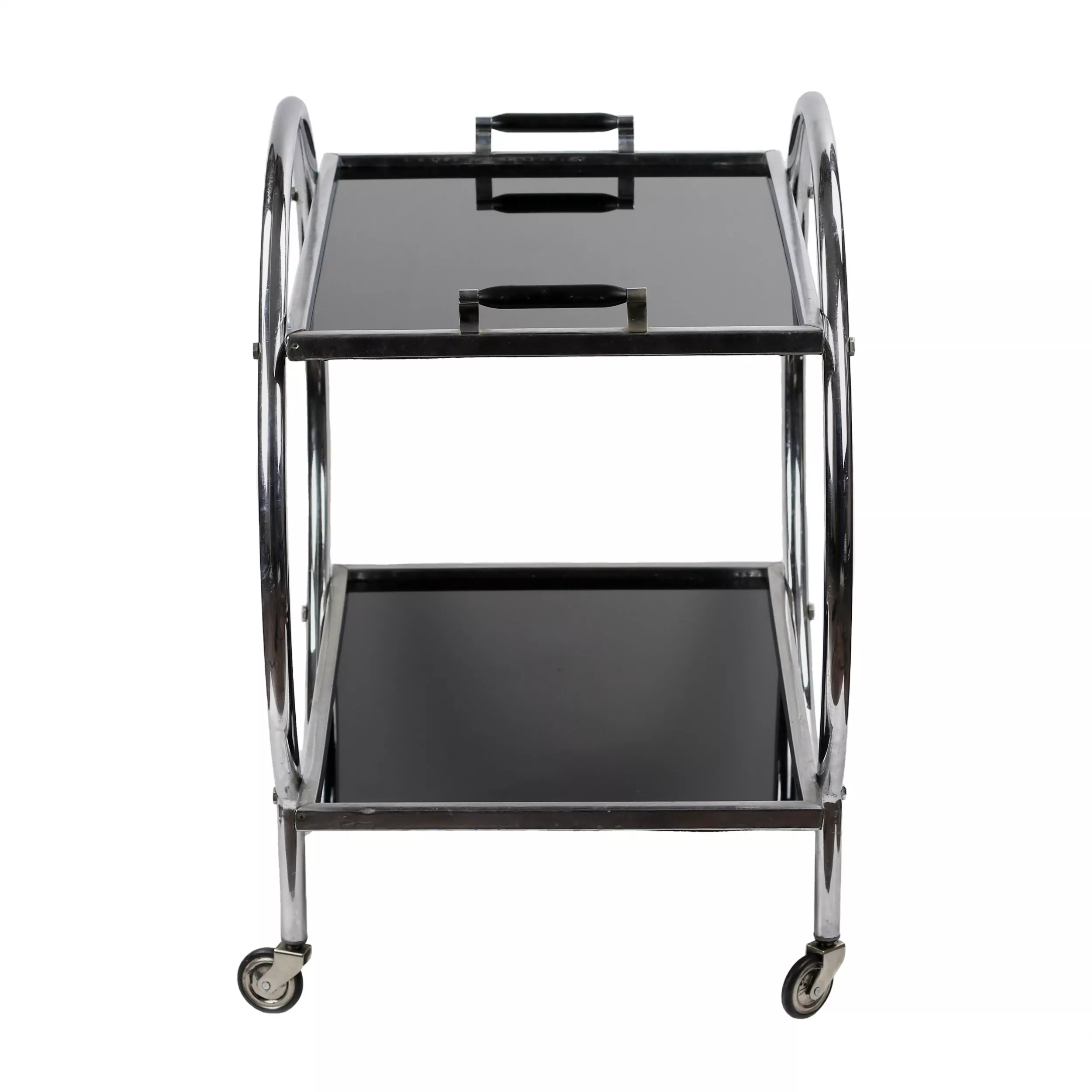 BAUHAUS STYLE SERVING TROLLEY. EUROPE, 20TH CENTURY