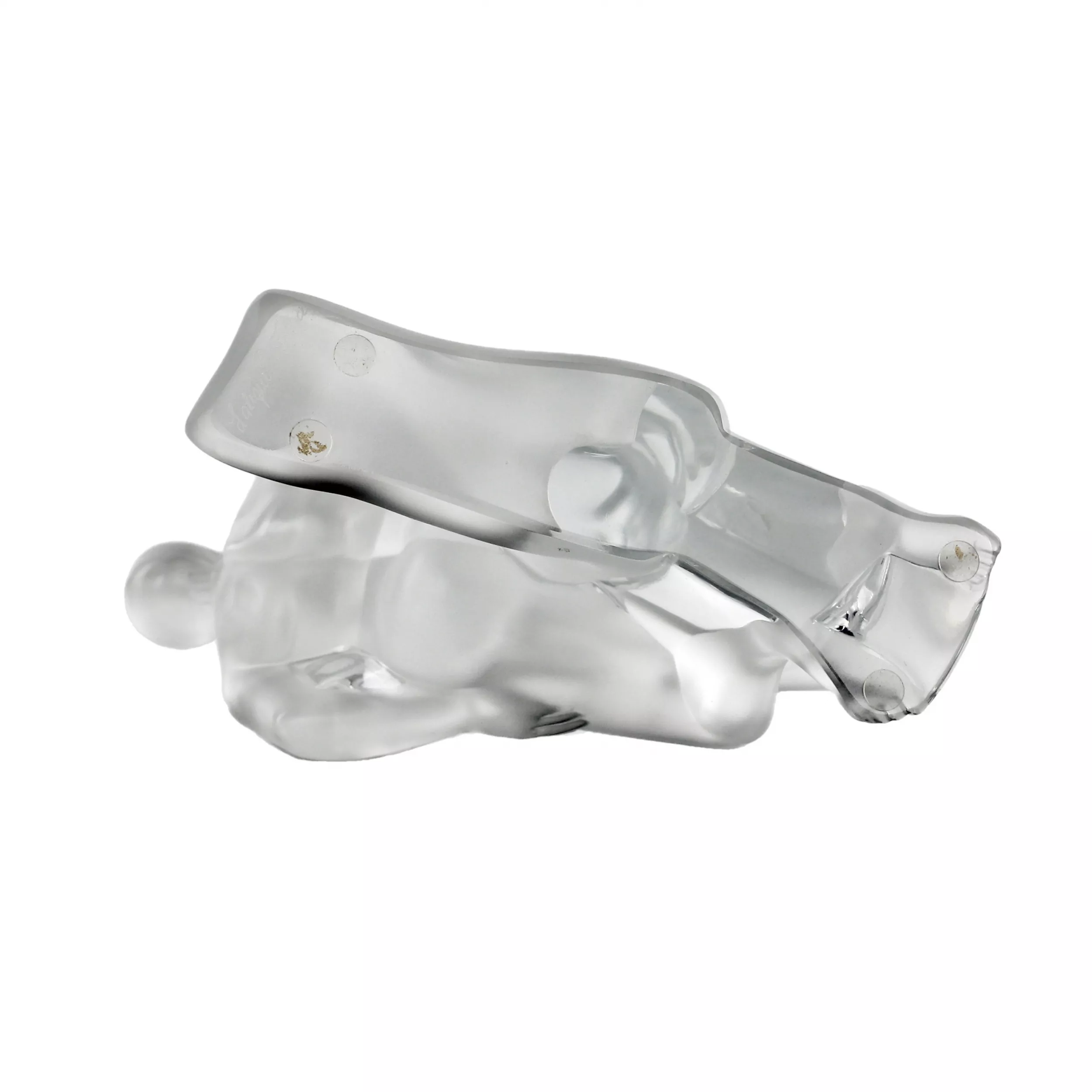 La figure d`un couple amoureux. Verre. Lalique. 