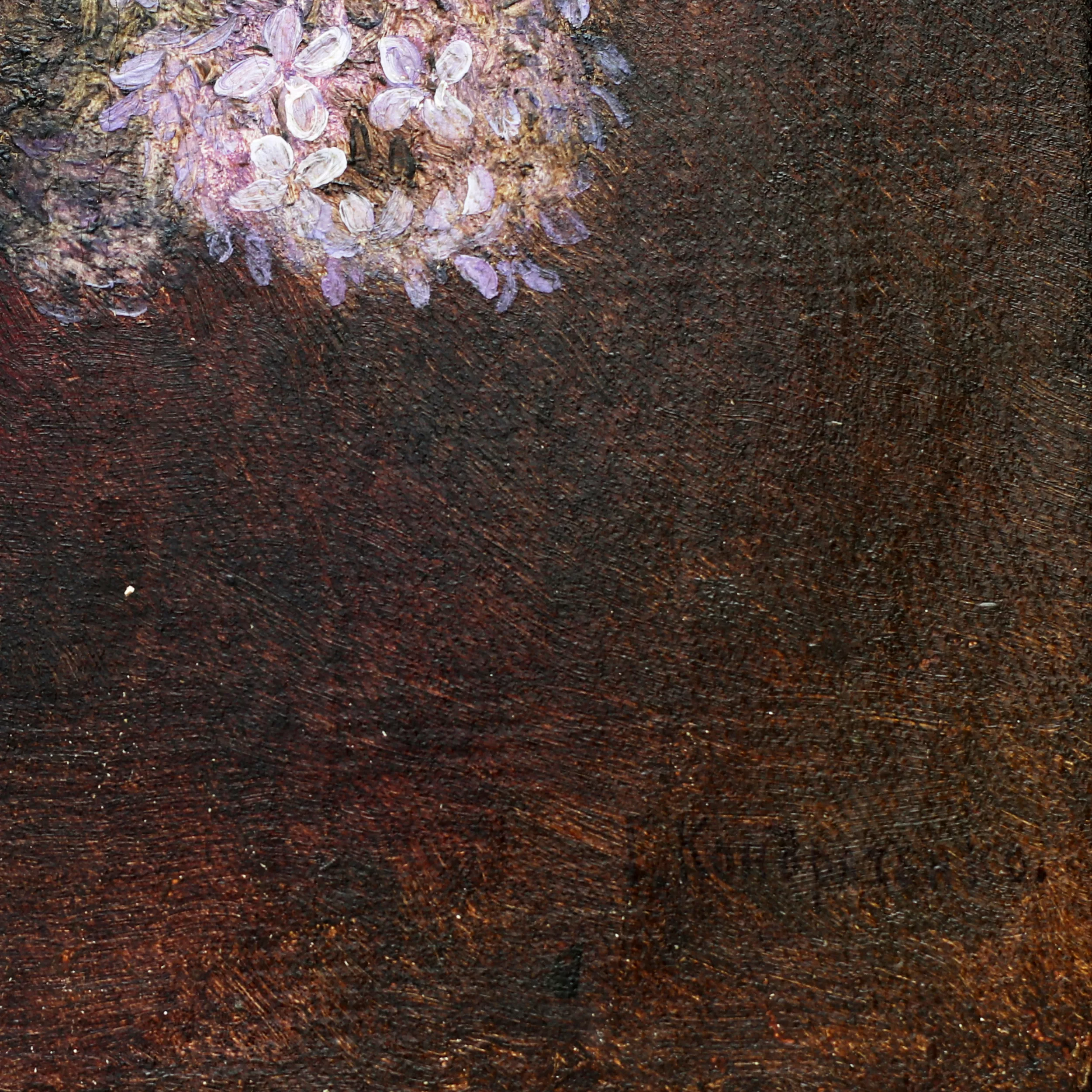 G. Kondratenko. Lilac still life, last quarter of the 19th century. 