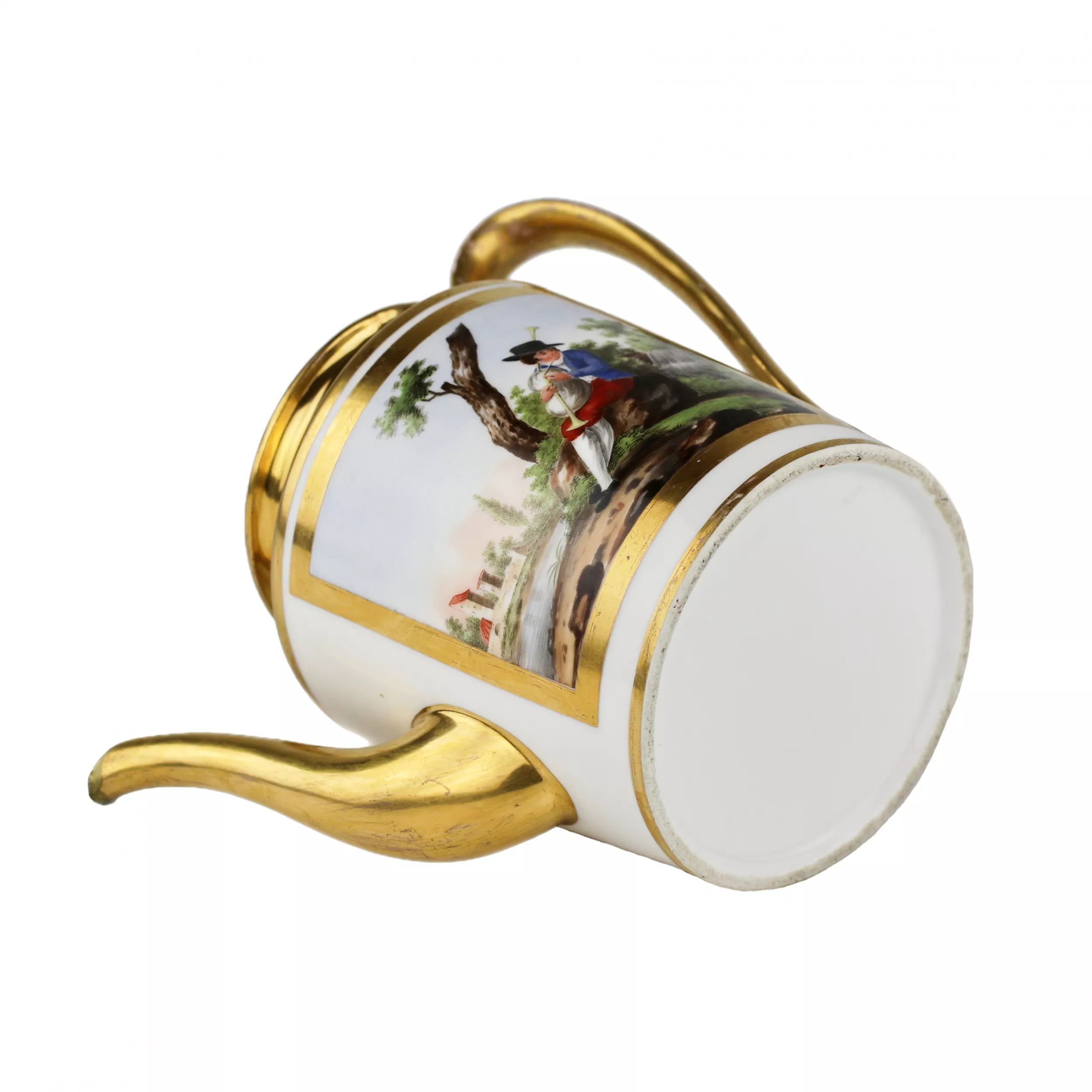 Gardner porcelain teapot. Russia, 1820-1830s 