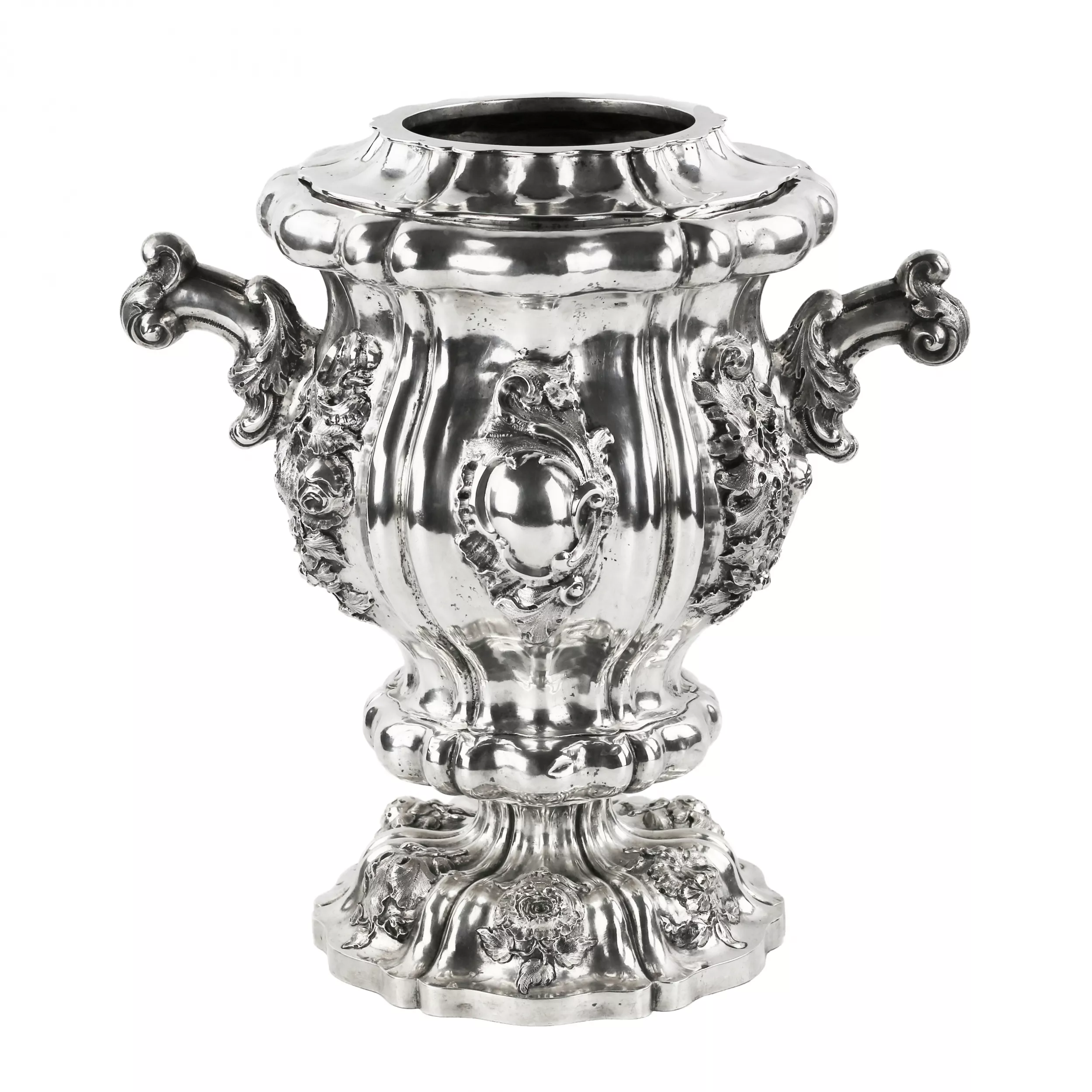 Серебряный кулер для шампанского. Австро-Венгрия. Вена, 1844 г.