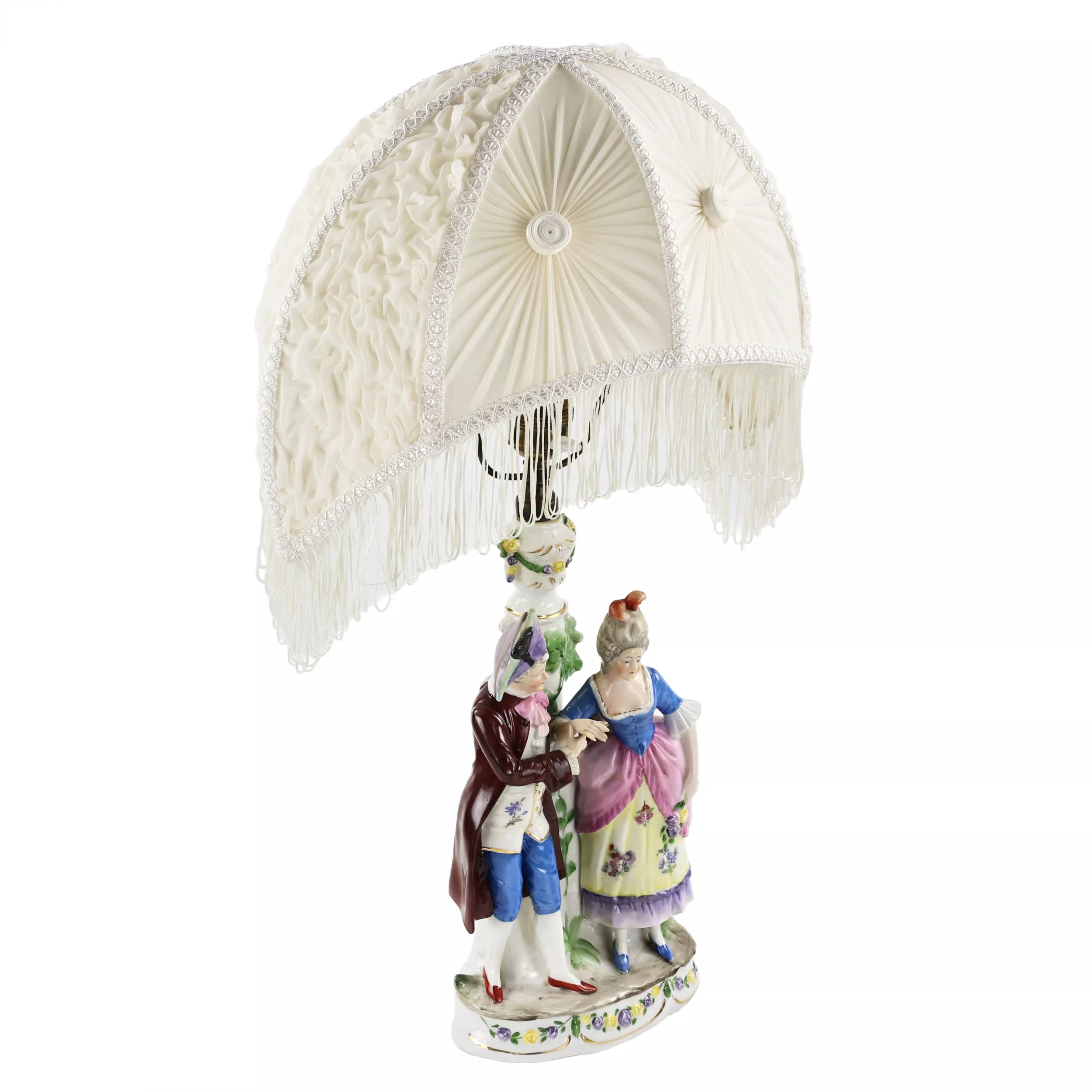 Lampe de table en porcelaine. 