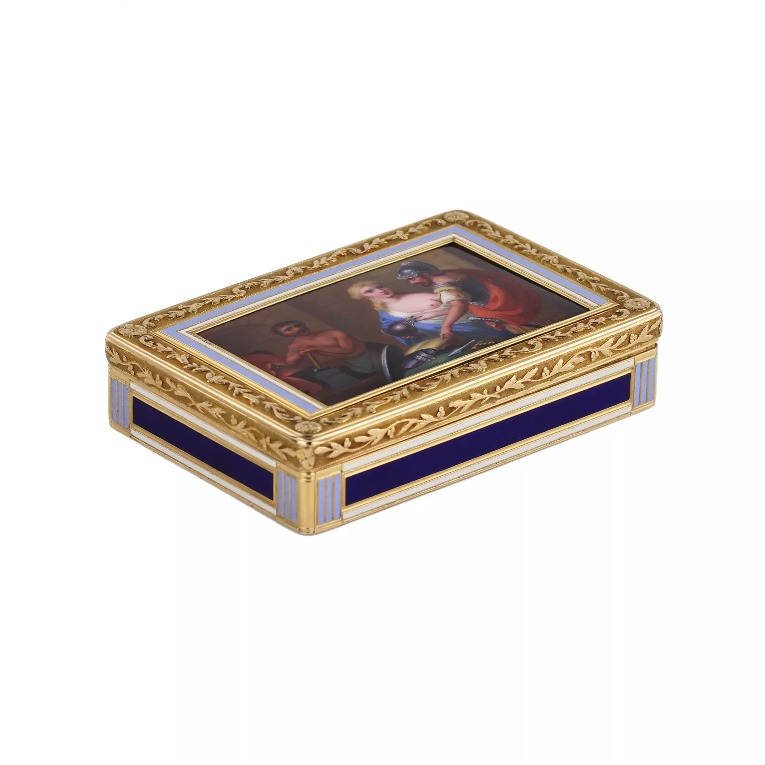 Tabatière en or et email, Augustin-Andre Egen, Paris, 1798-1809 