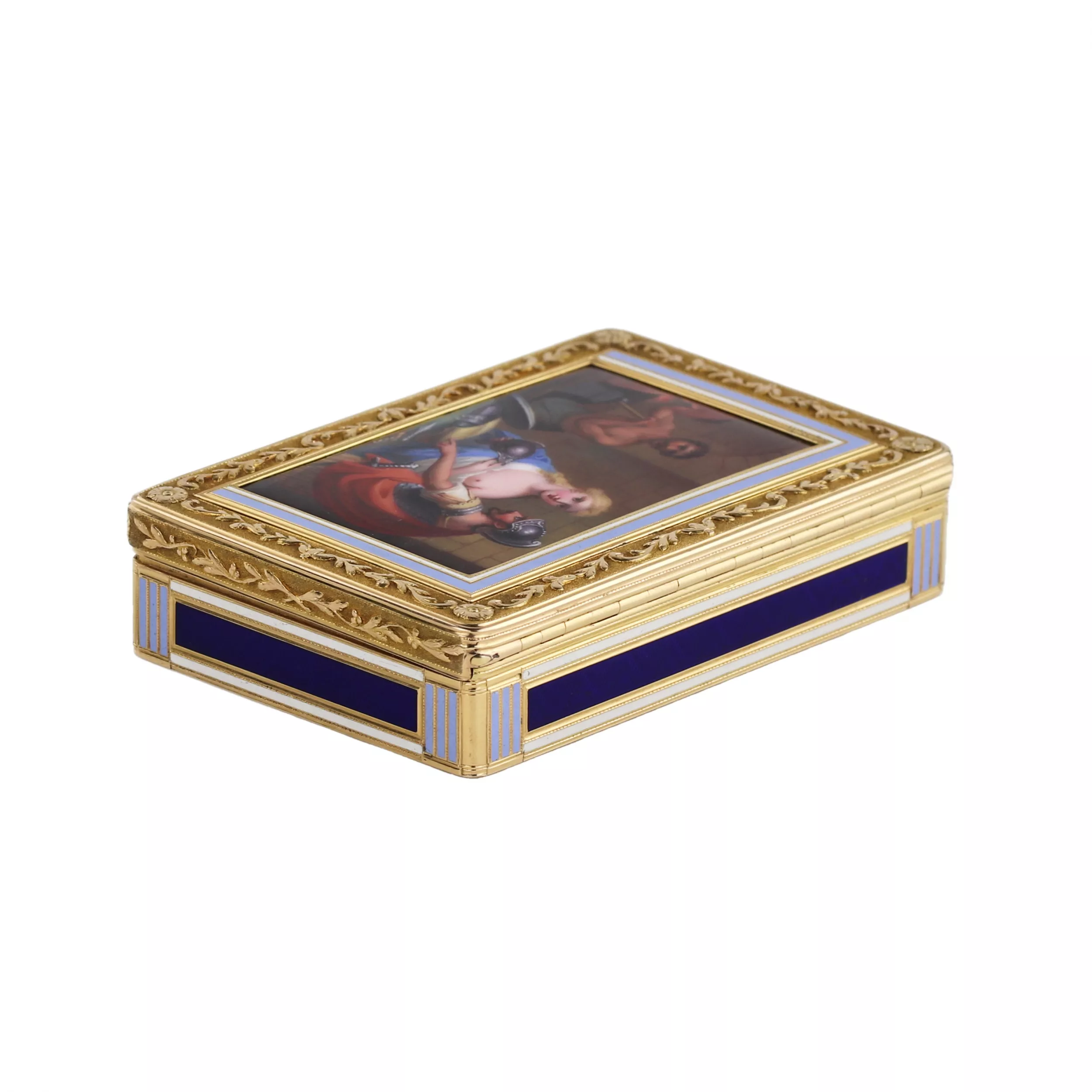 Tabatière en or et email, Augustin-Andre Egen, Paris, 1798-1809 