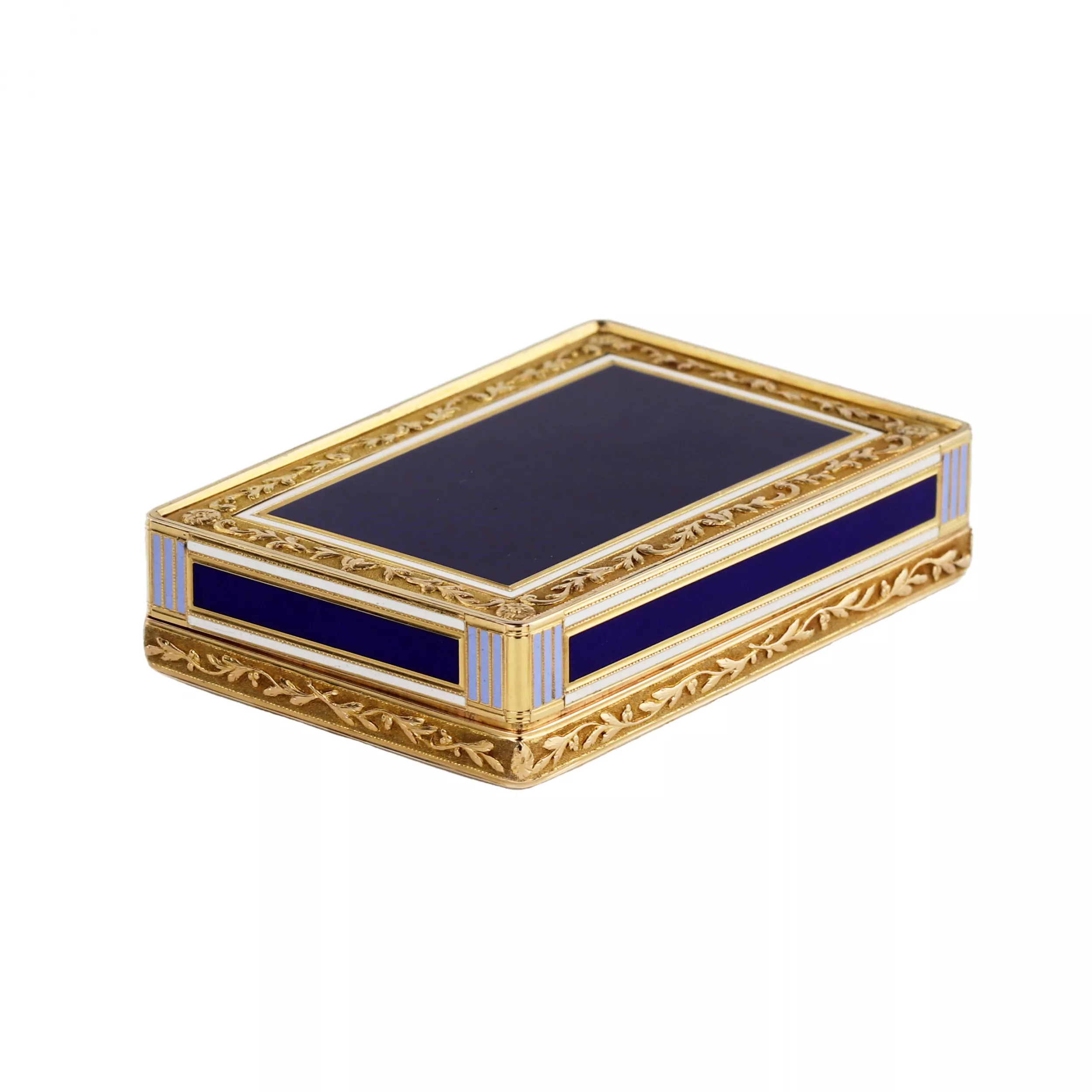 Tabatière en or et email, Augustin-Andre Egen, Paris, 1798-1809 