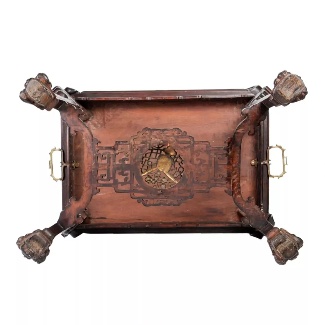 Elegante table japonaise à deux etages, attribuee à Viardot, XIXe siècle. 