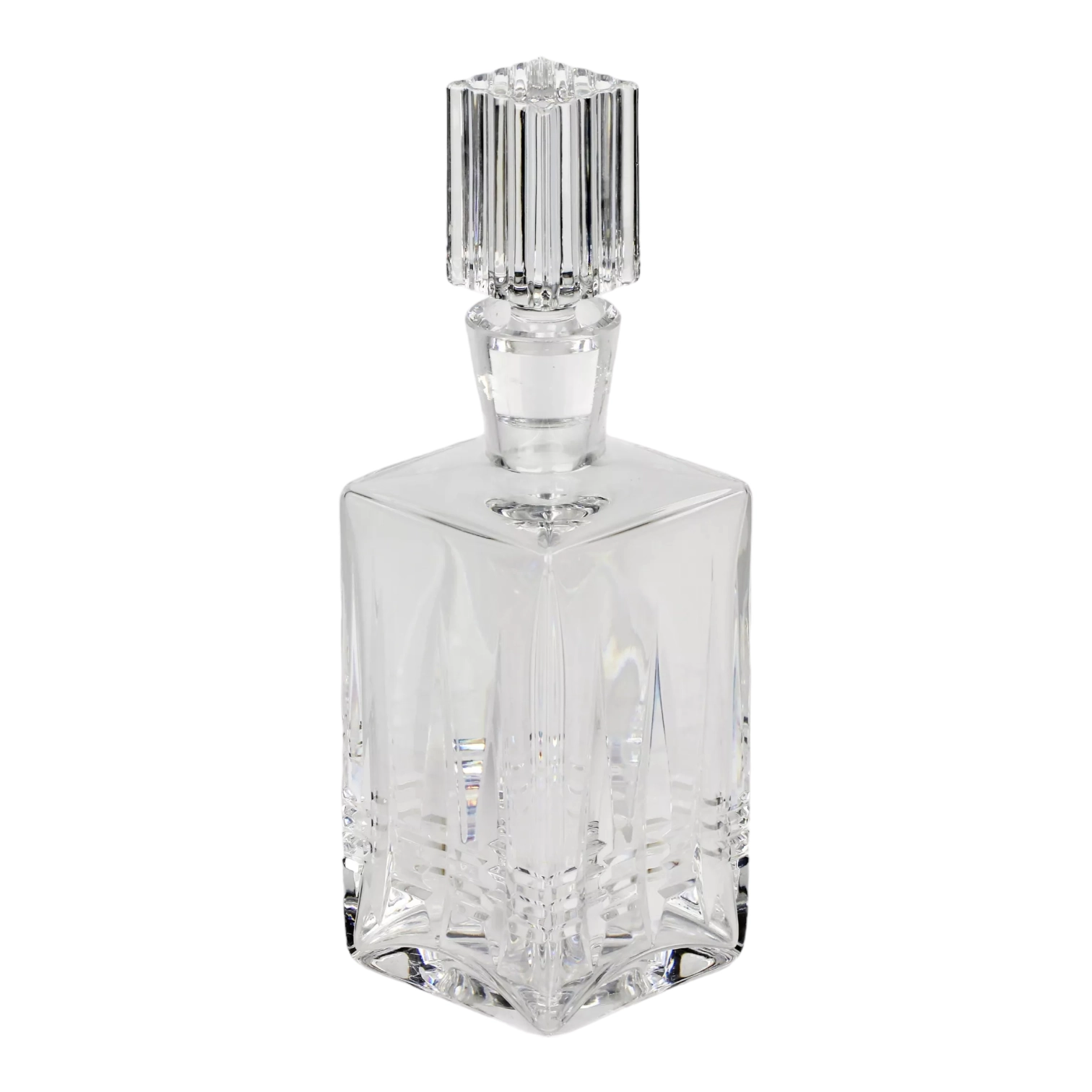 Carafe en cristal de style Art Deco. 