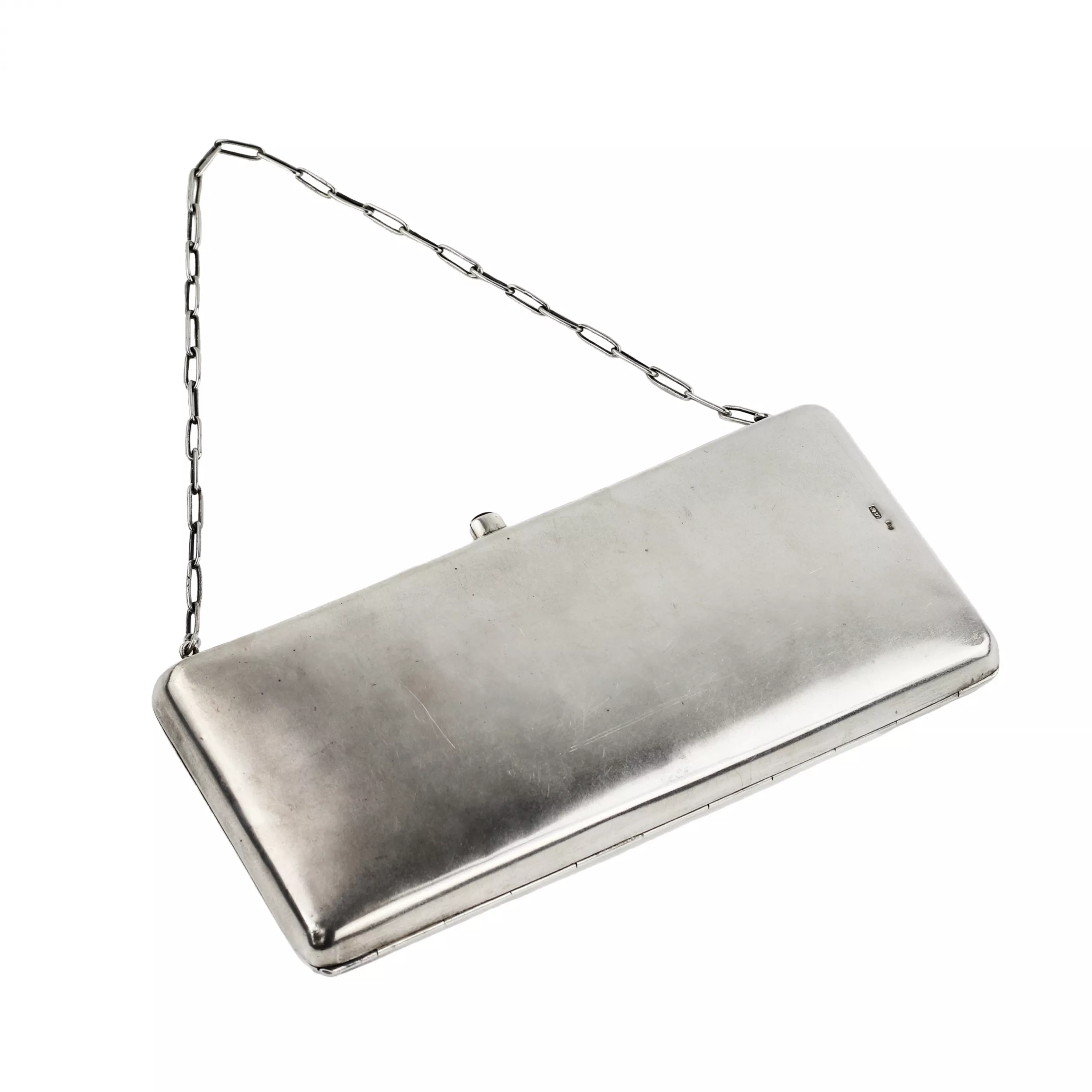 Sac en argent theâtral pour dames. Lettonie annees 1920-30. 