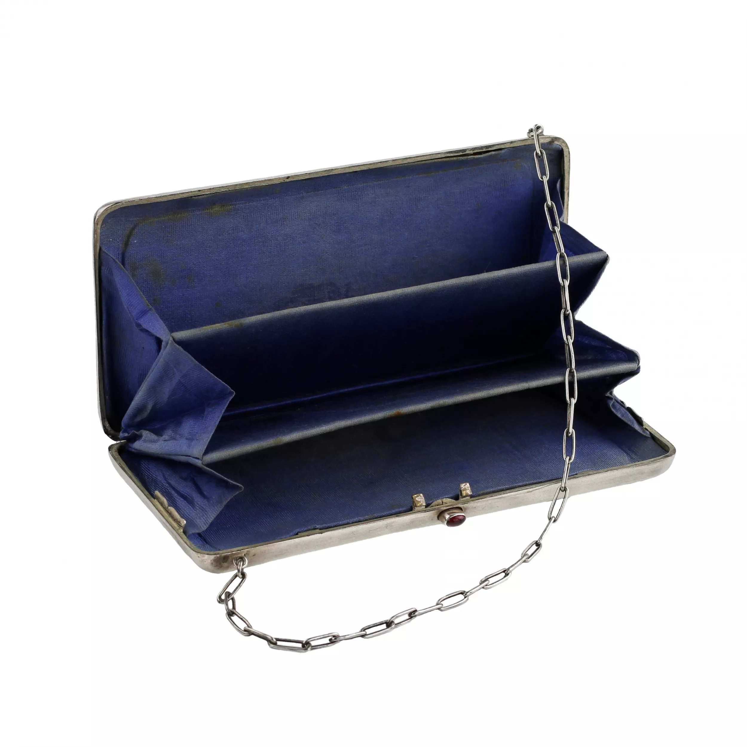 Sac en argent theâtral pour dames. Lettonie annees 1920-30. 