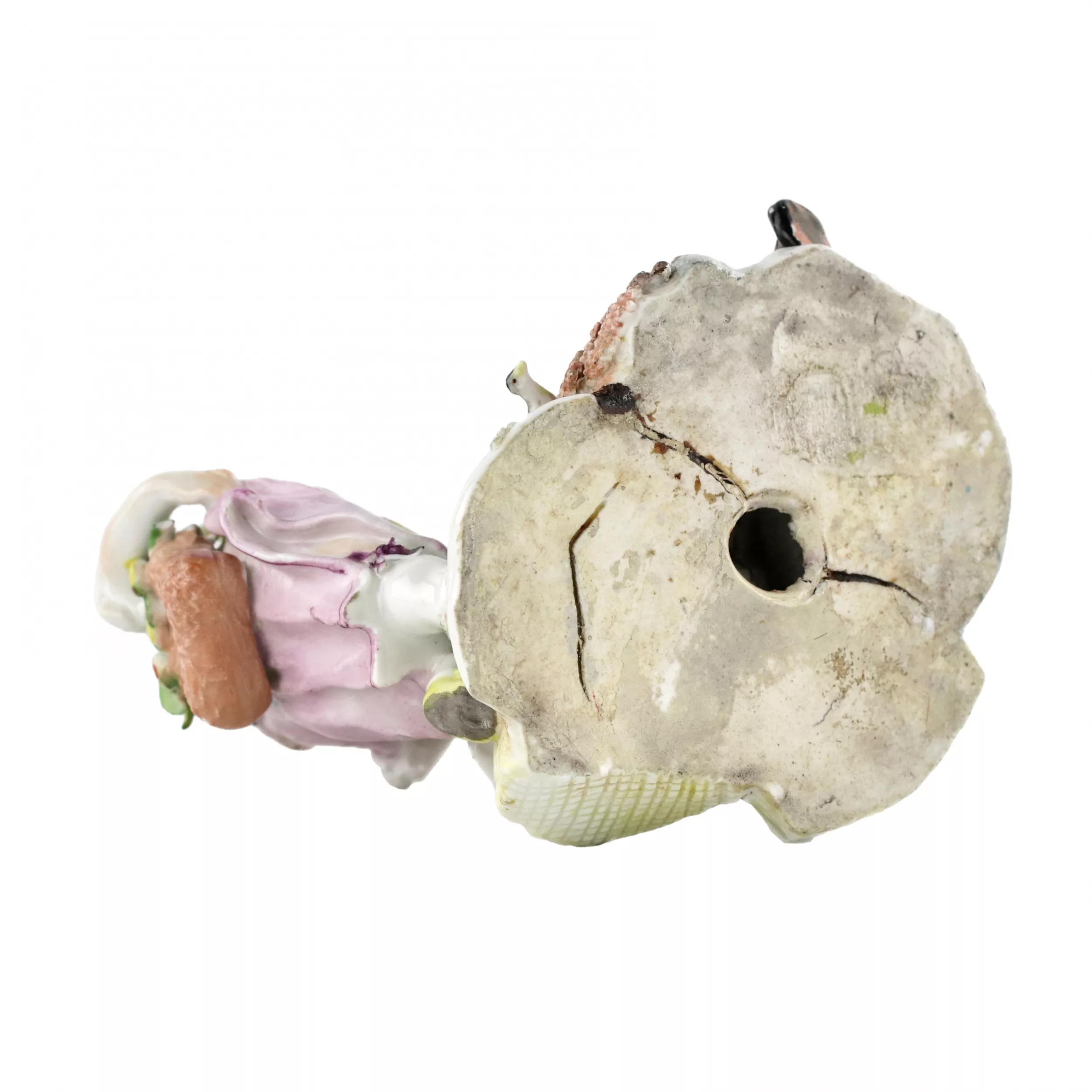Figurine en porcelaine Enfants au nid. 