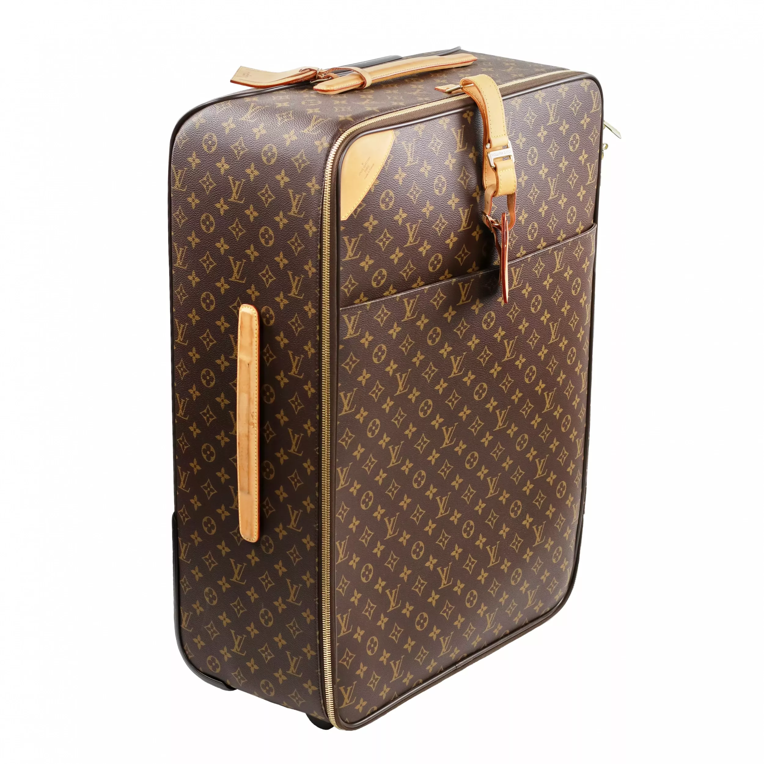 Кожаный, дорожный чемодан Louis Vuitton Monogram Pegase Legere 65 Suitcase.