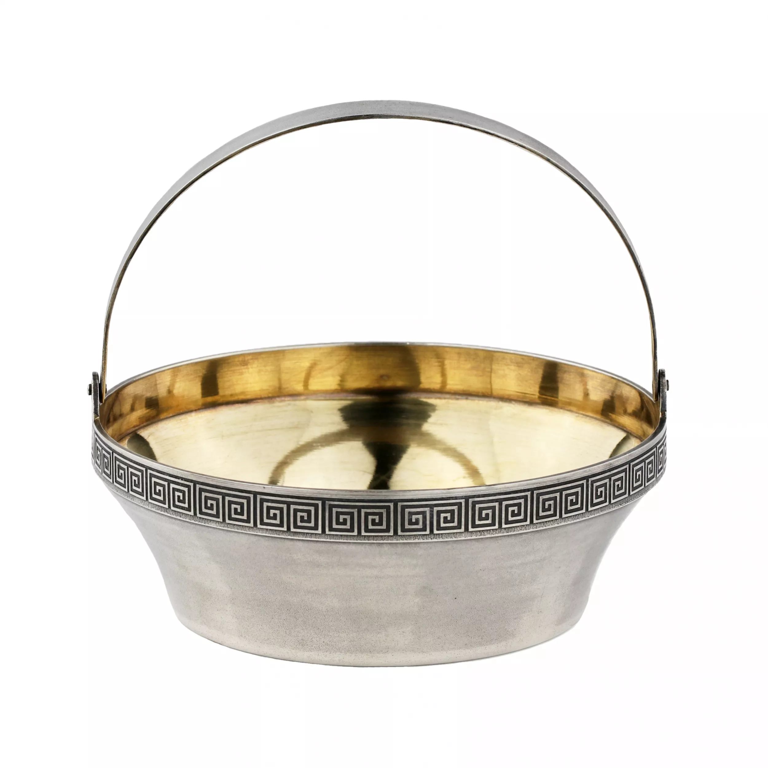Sucrier en argent avec poignee, 3e usine de bijoux de Tallinn. 1970-80 