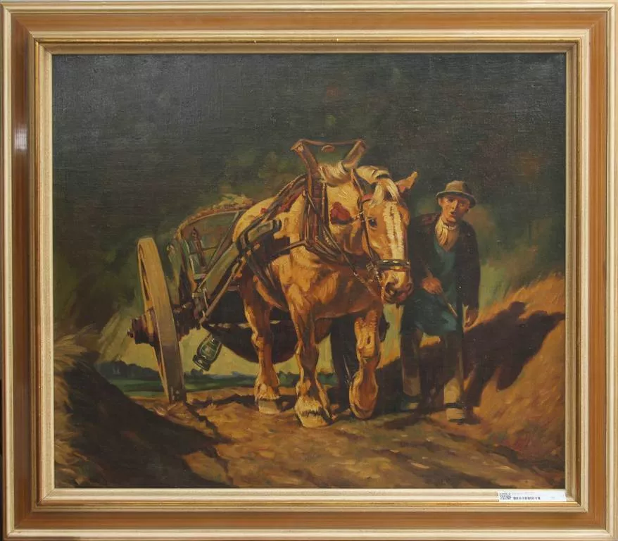 Ouvrier à cheval 
