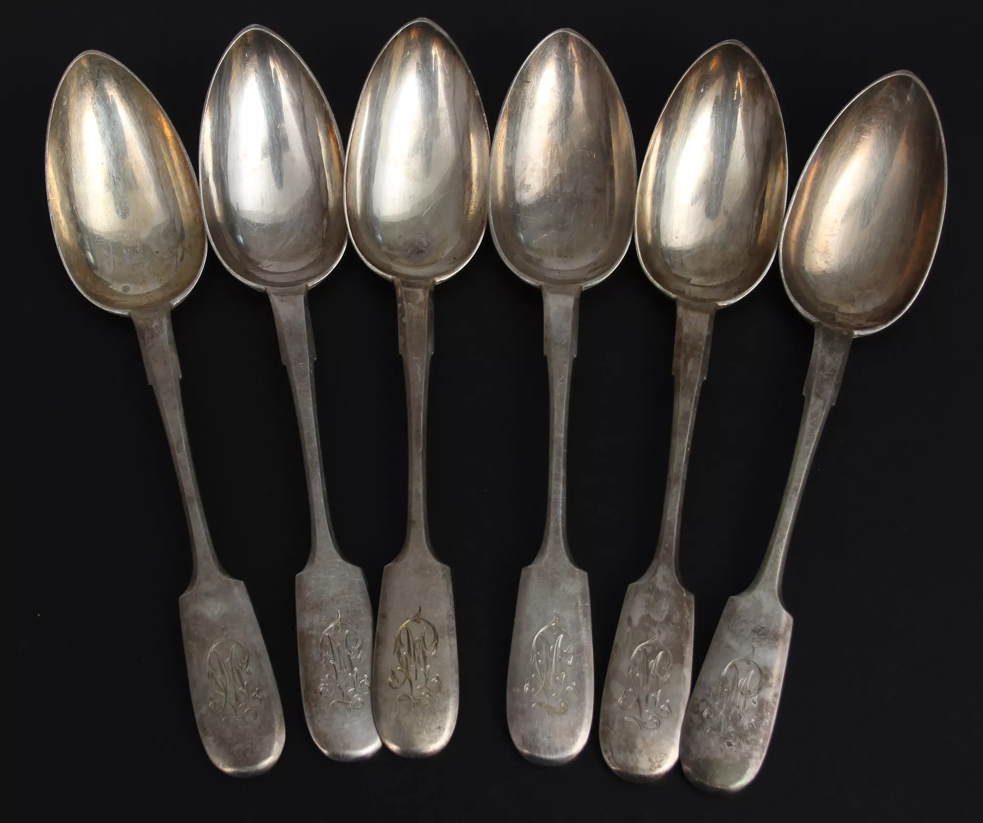 Silver tablespoons (6 pcs.)