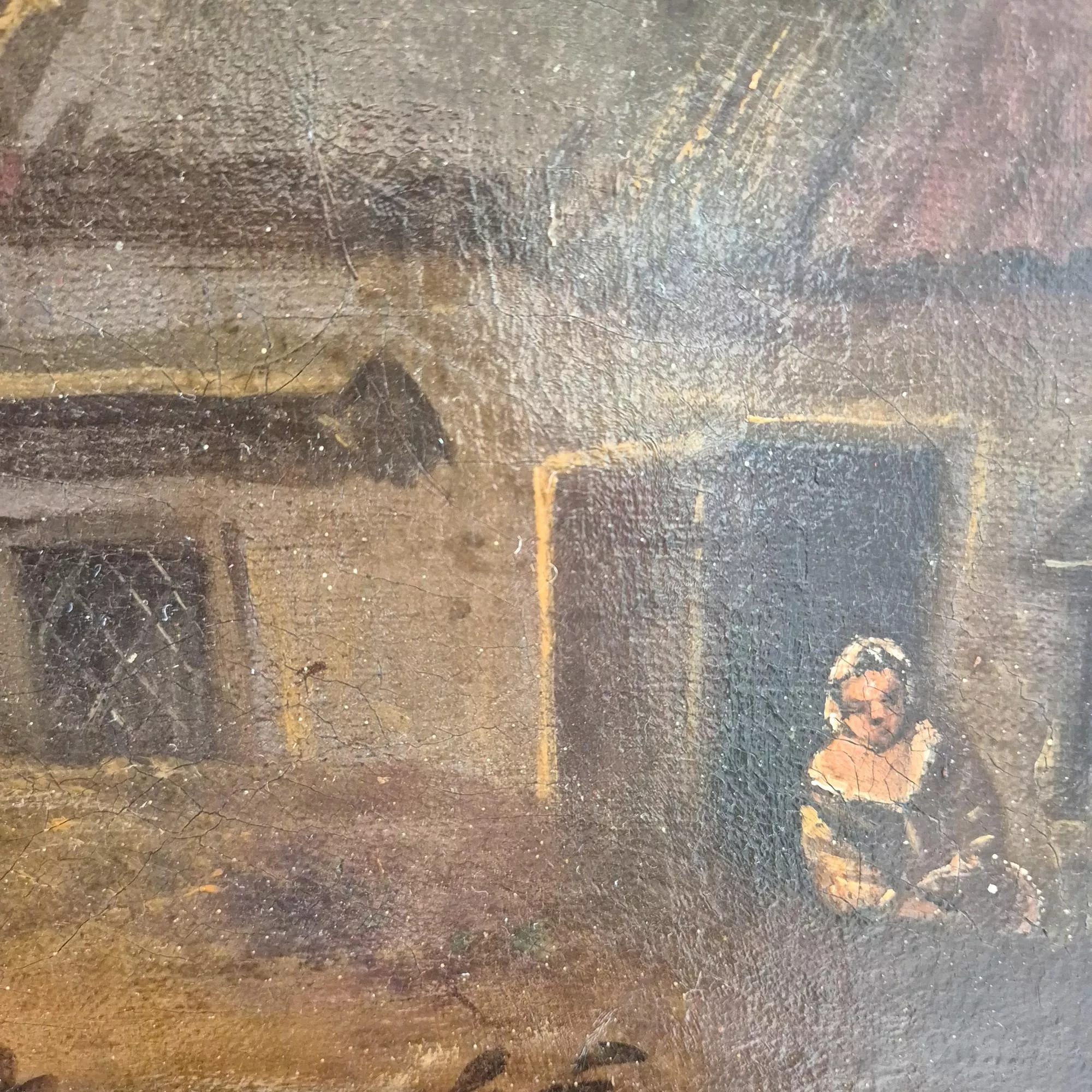 Hunting scene, 18th century, Oil on canvas