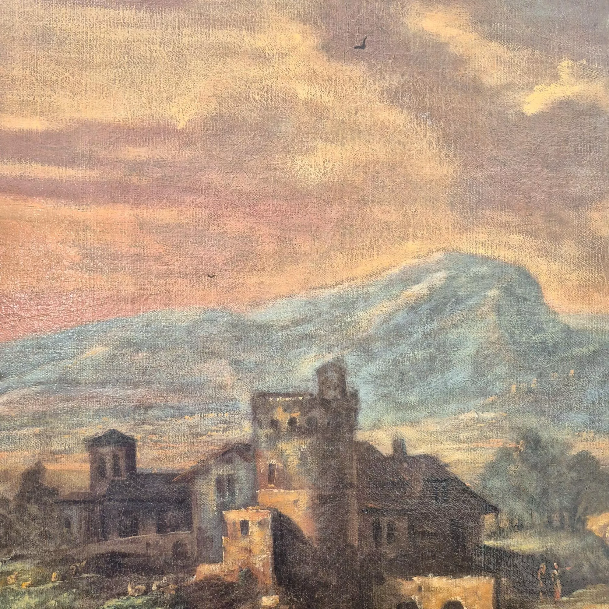 Hunting scene, 18th century, Oil on canvas