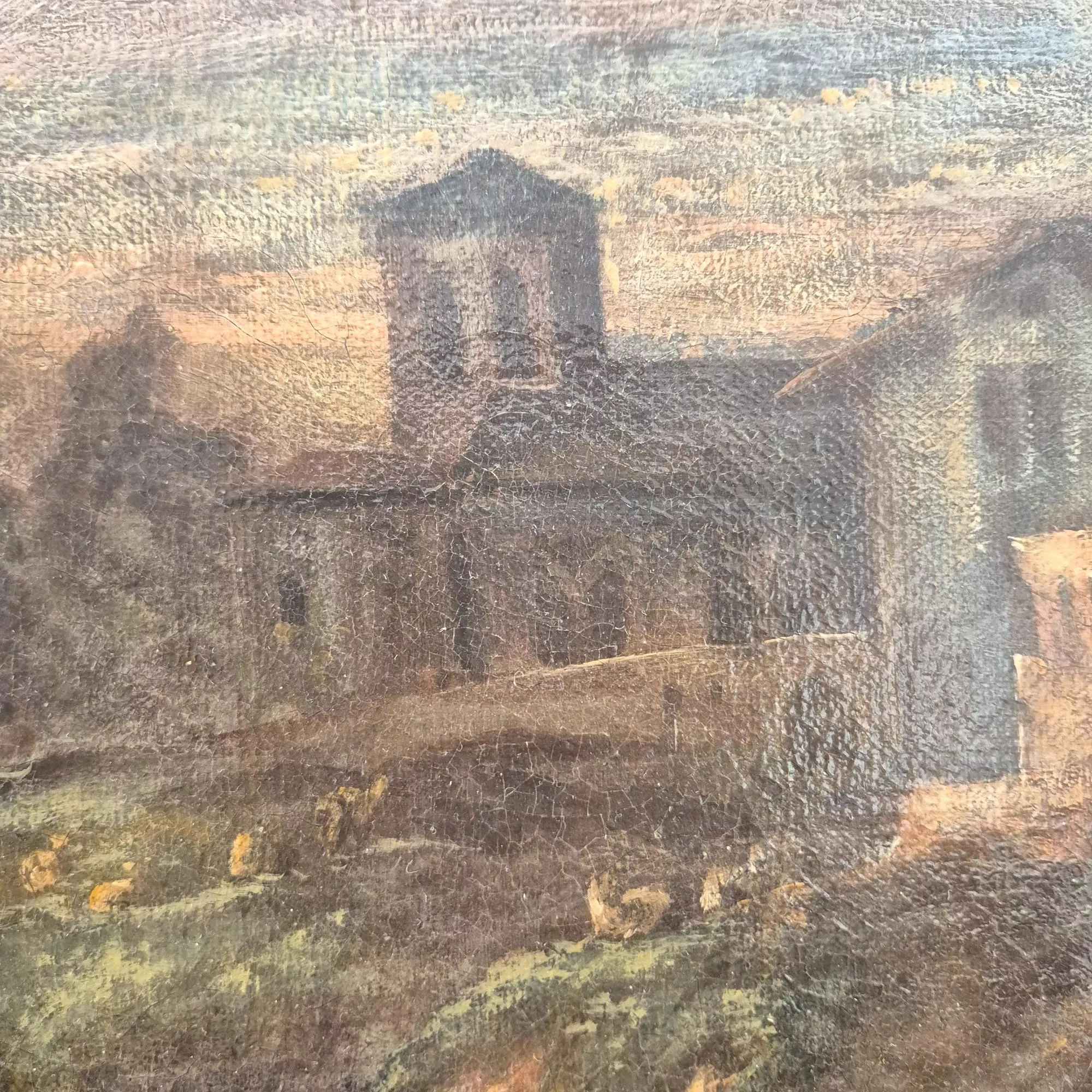 Hunting scene, 18th century, Oil on canvas