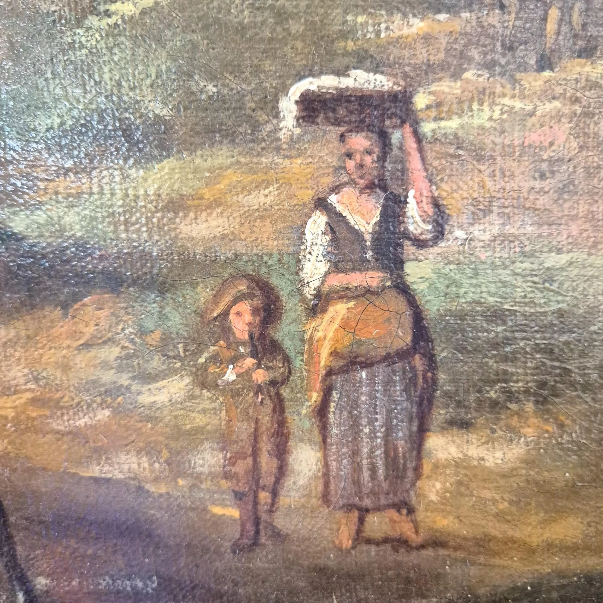 Hunting scene, 18th century, Oil on canvas
