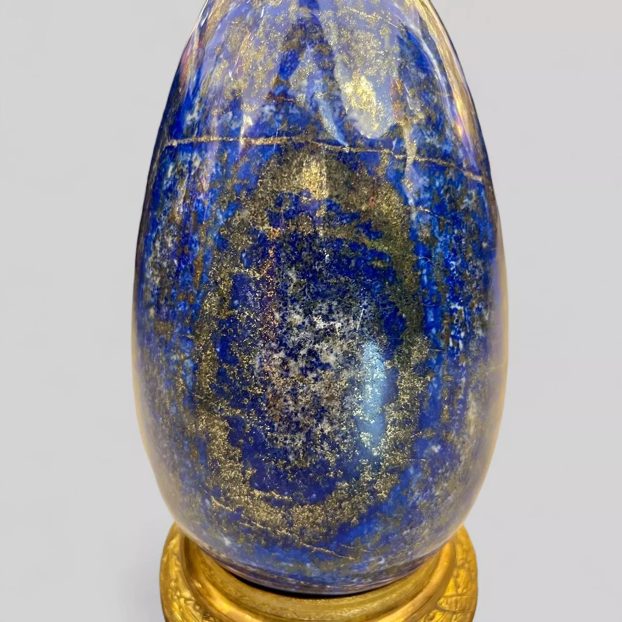 Egg-Shaped Lapis Lazuli from Afghanistan