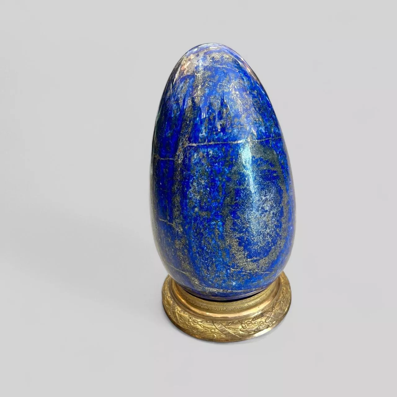 Egg-Shaped Lapis Lazuli from Afghanistan