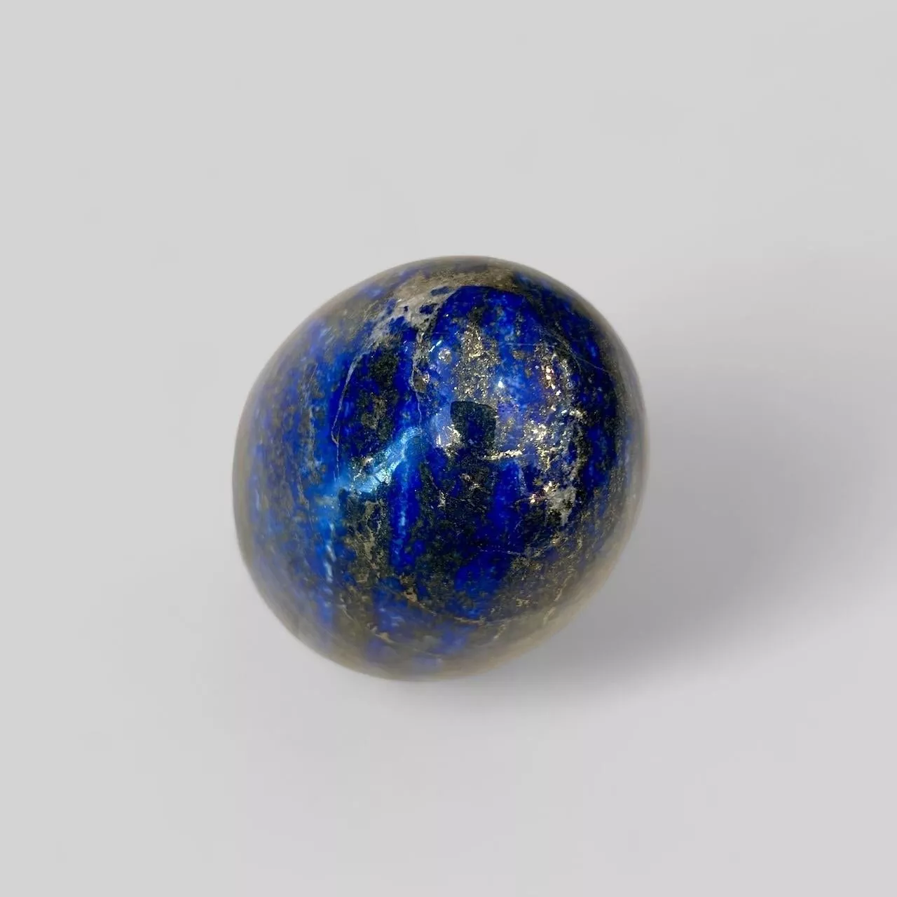 Egg-Shaped Lapis Lazuli from Afghanistan
