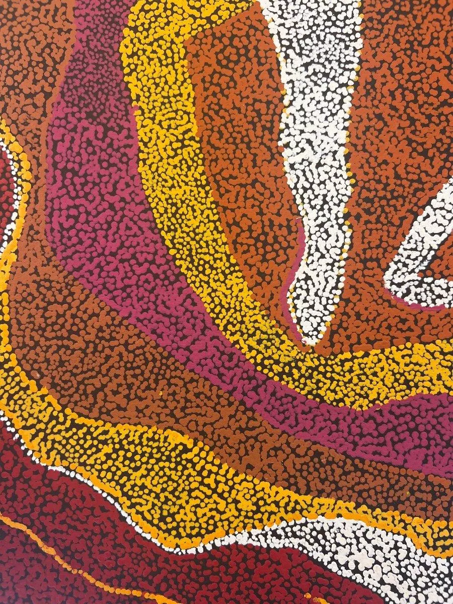 Aboriginal Painting By Jorna Newberry, Australia
