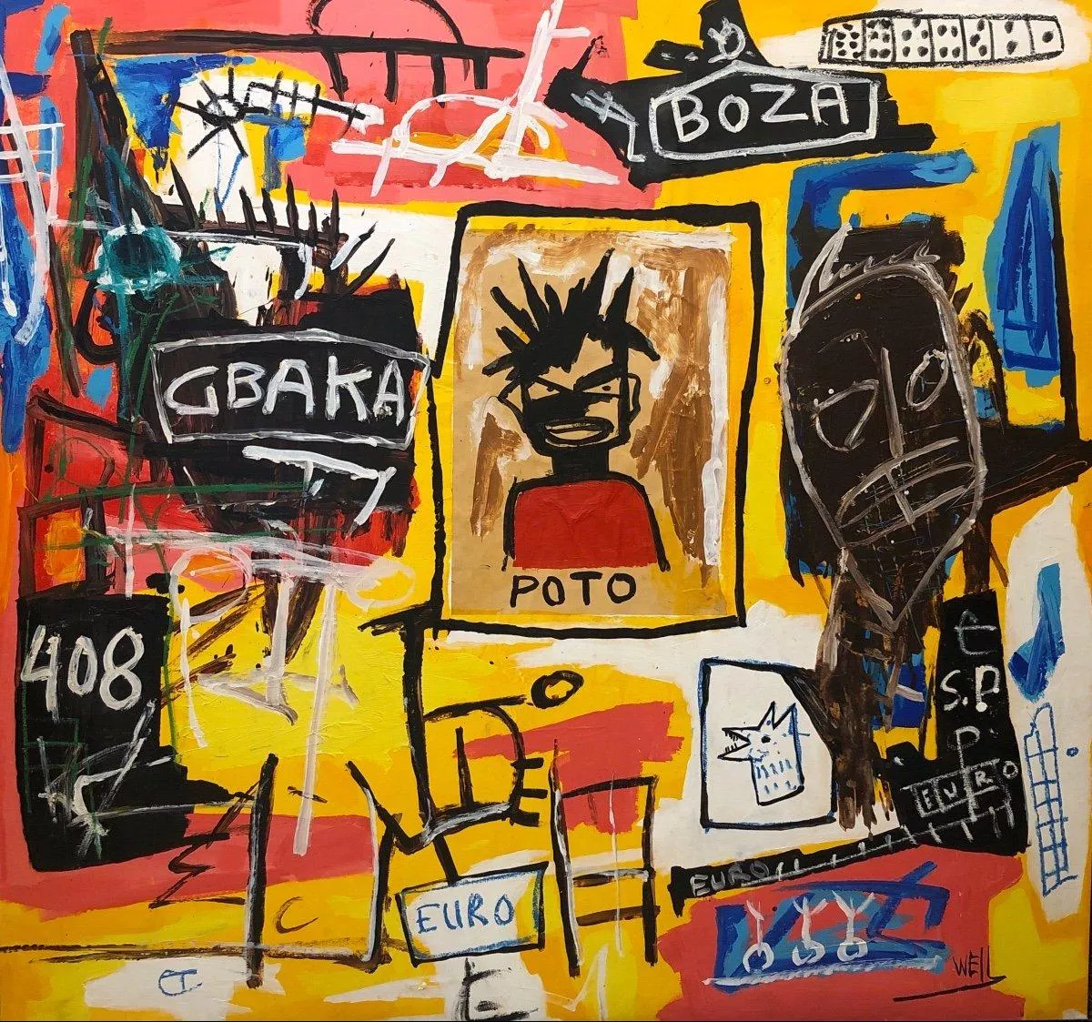 Contemporary Painting by Well Rimo, Ivory Coast