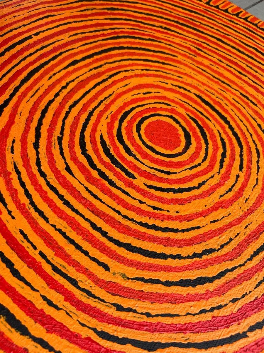 Aboriginal Painting `Ngutjul` by Pantjiya Nungurrayi (1936-)