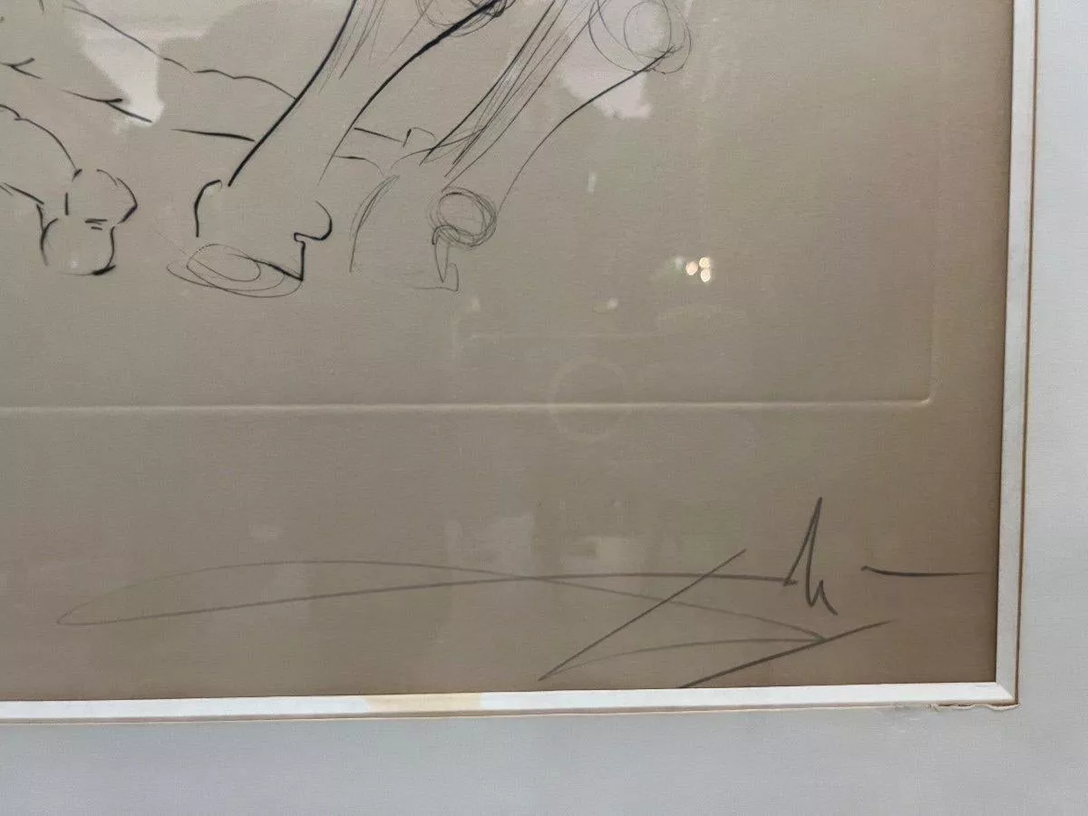 Rare Original Etching by Salvador Dalí­, Handsigned and Numbered 118150