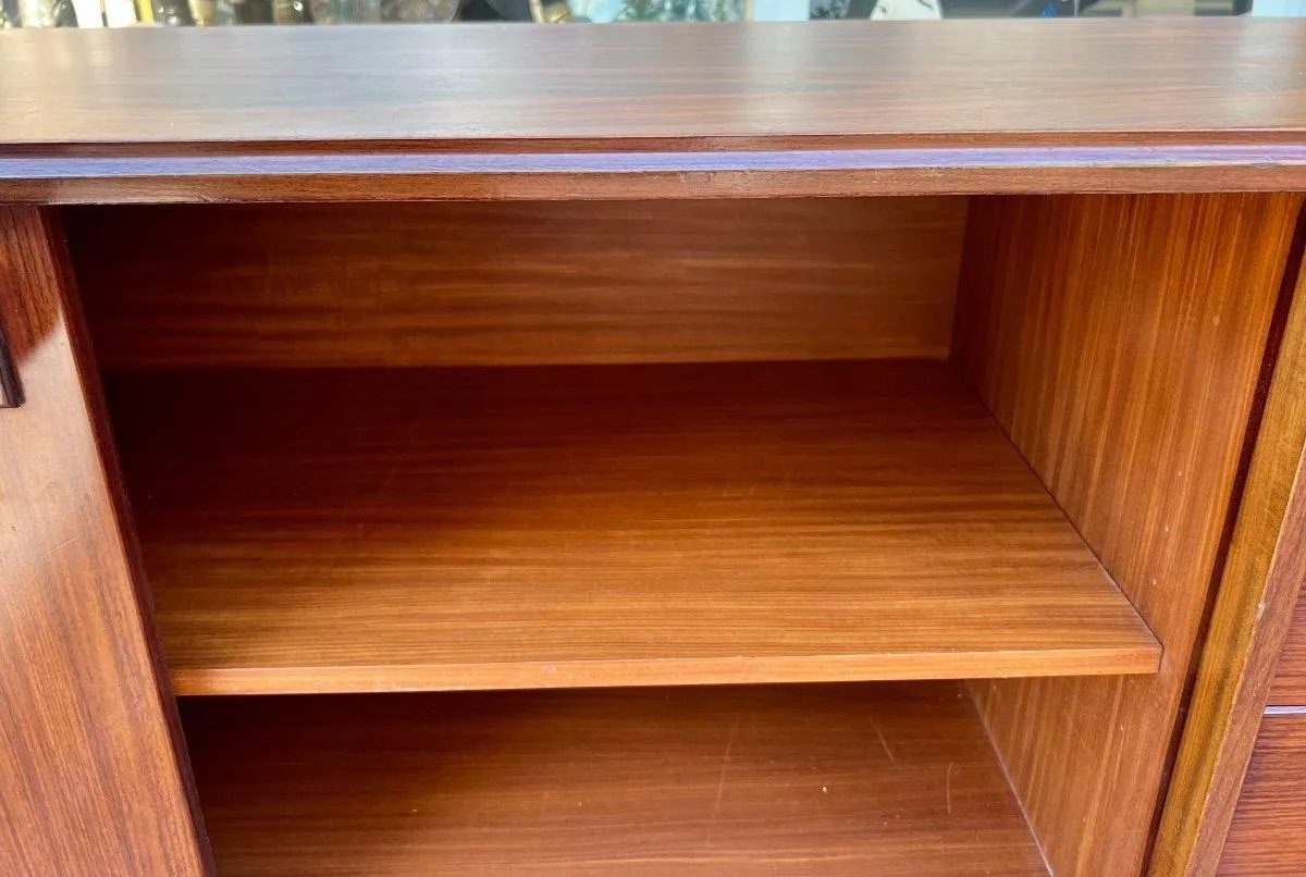 Vintage Danish Teak Buffet Sideboard, 1960s