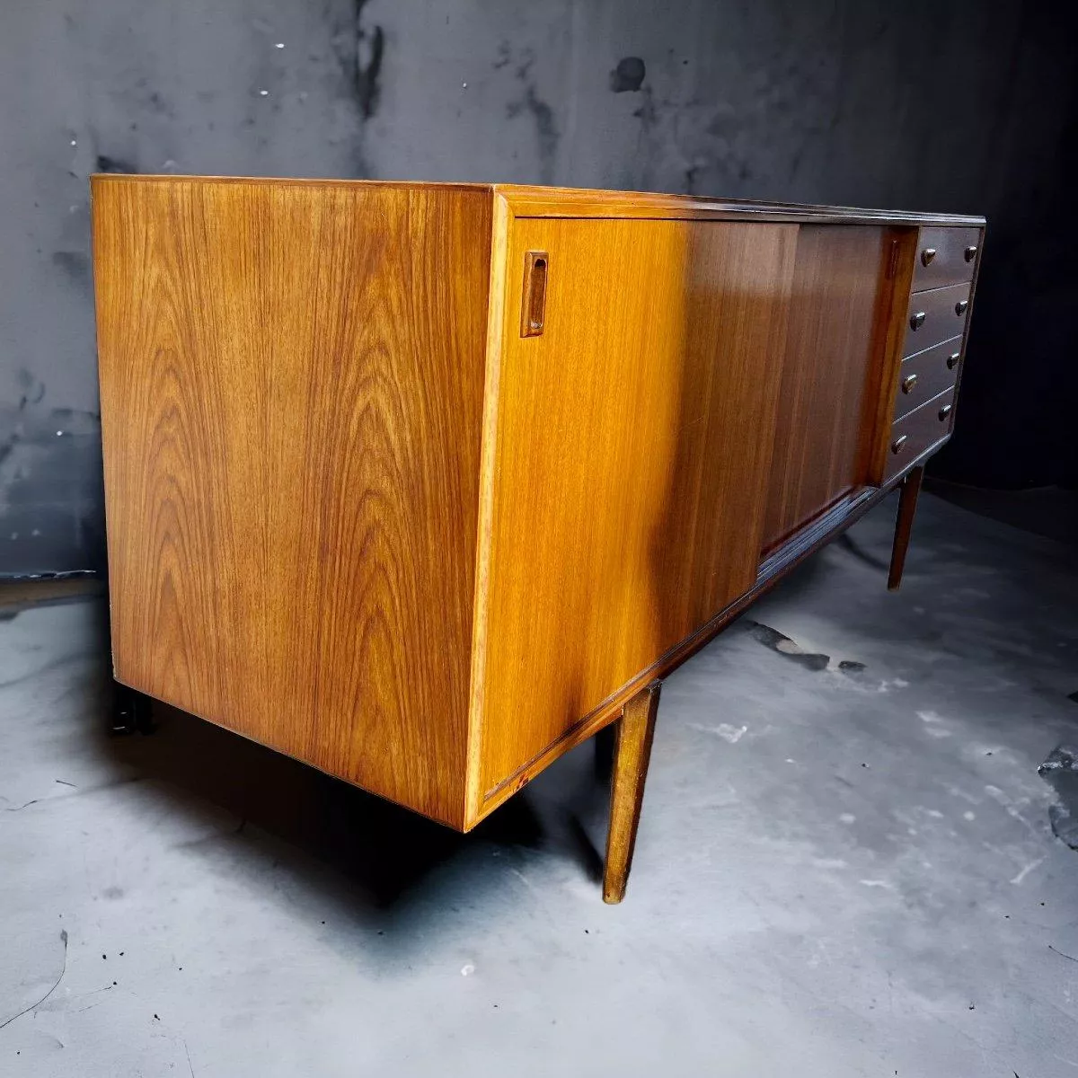 Vintage Danish Teak Buffet Sideboard, 1960s