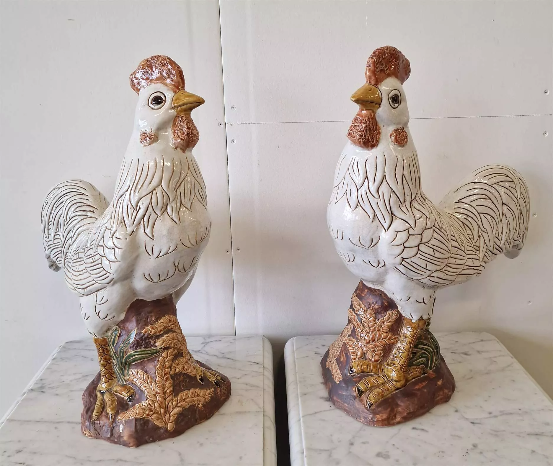 A pair of chickens