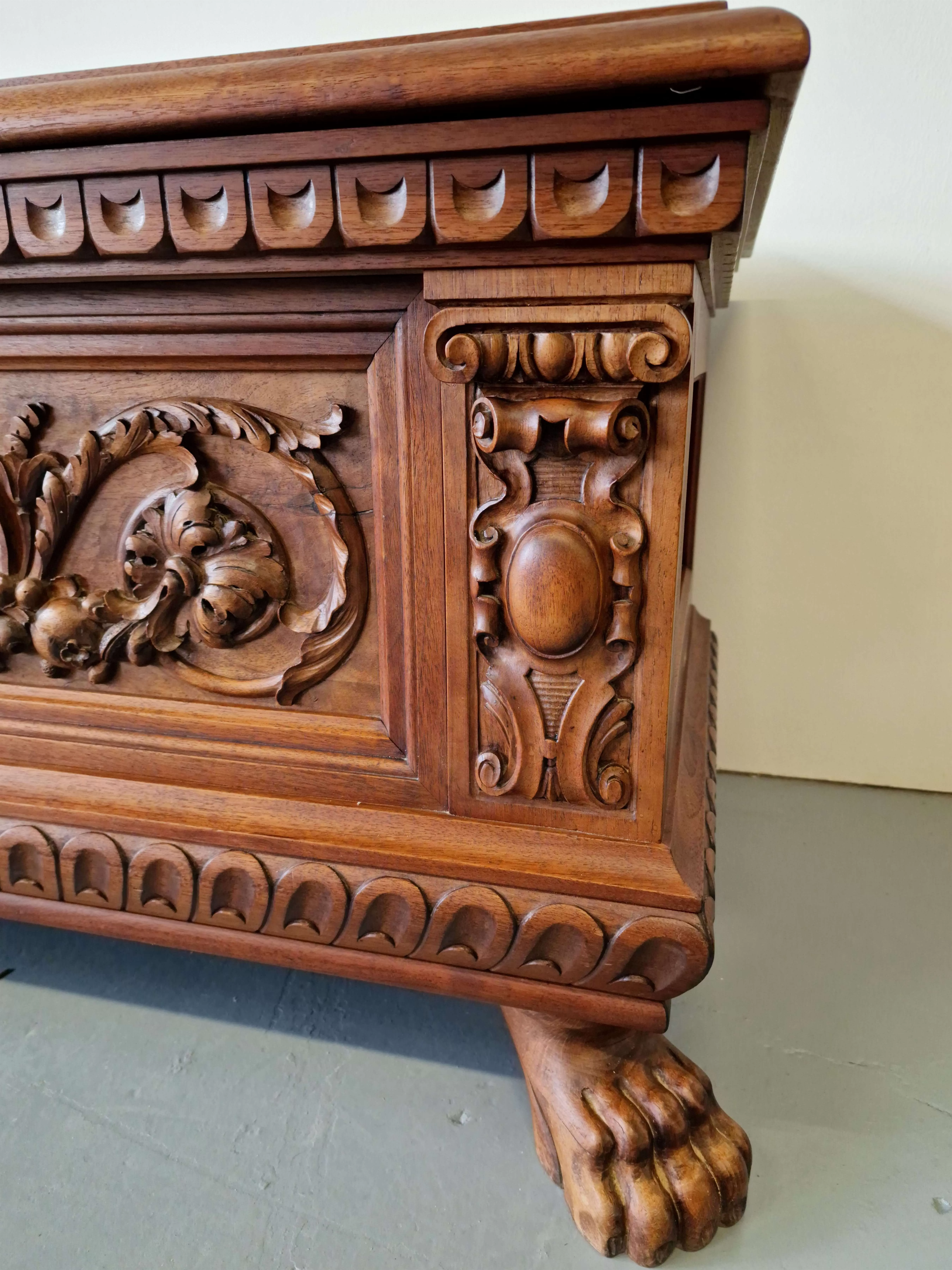 Chest with beautiful carvings