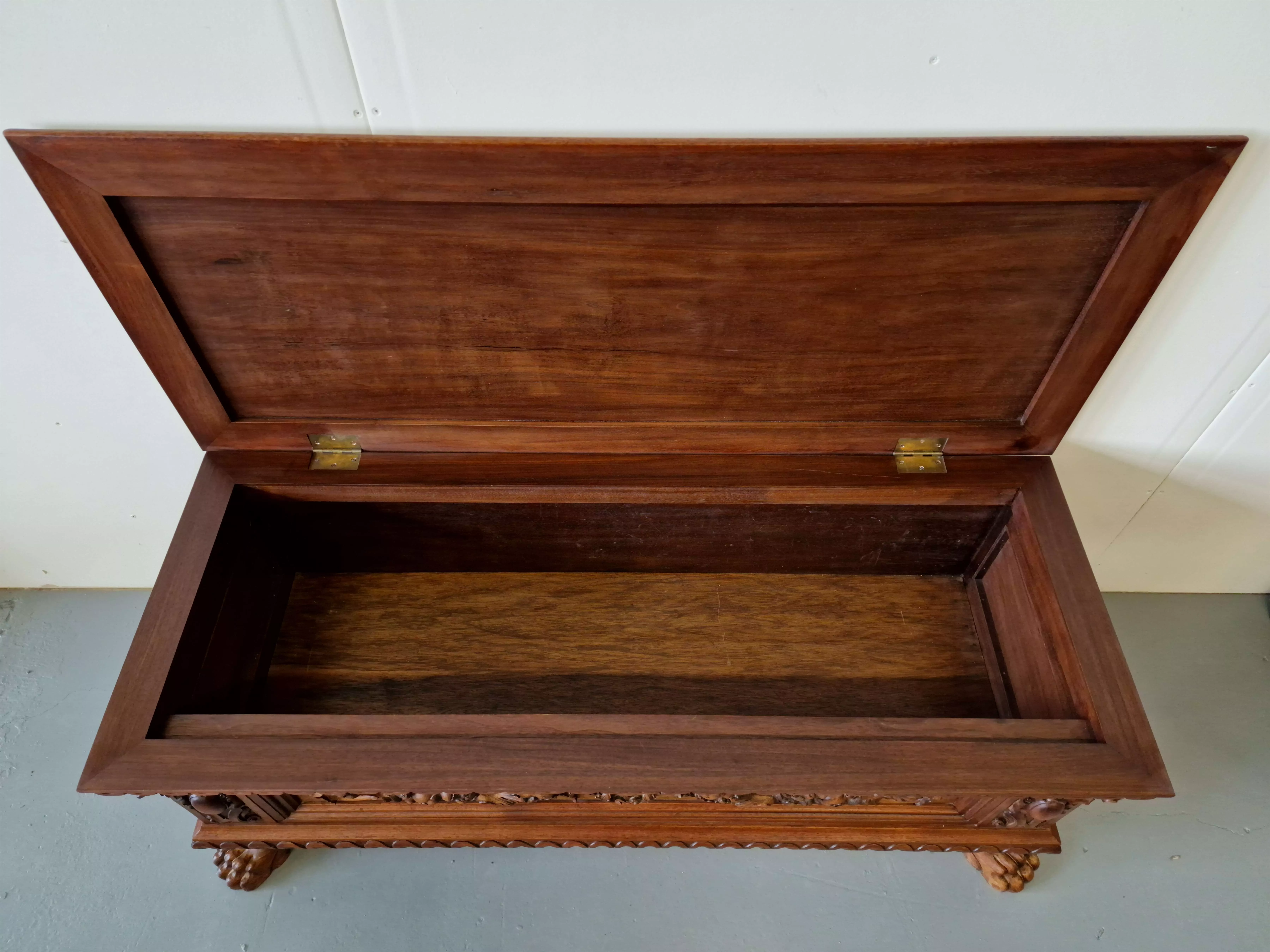 Chest with beautiful carvings